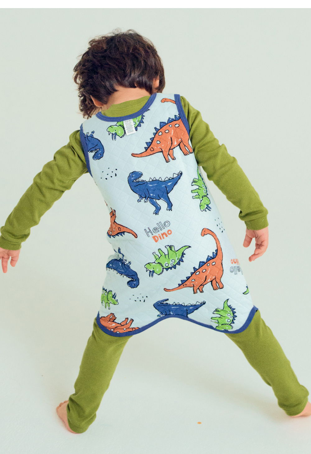 Dino Organic Sleeping Vest KKAMI