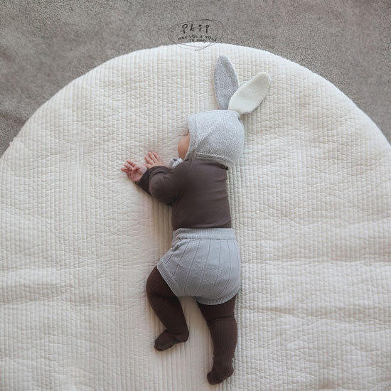 Bebe Lapang Handmade Rabbit Knit Hat Kkami