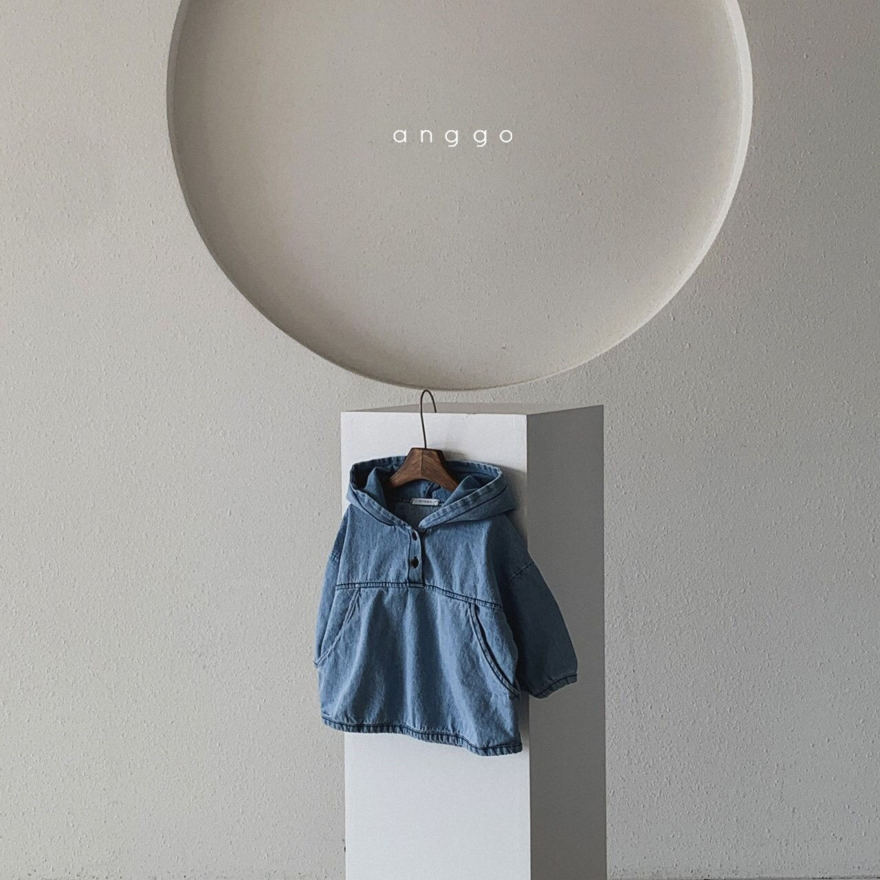 ANGGO - Korean Children Fashion - #Kfashion4kids - Soda Denim Anorak - 6