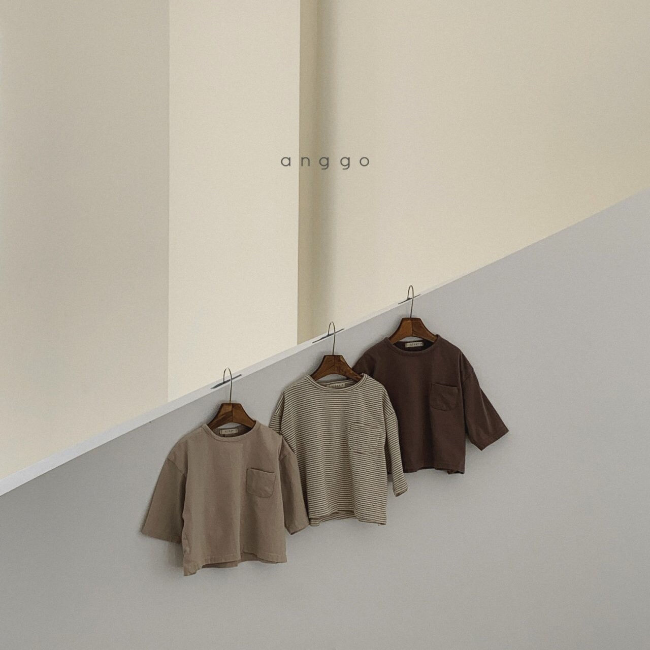 ANGGO - Korean Children Fashion - #Kfashion4kids - Toffee Nut Tee