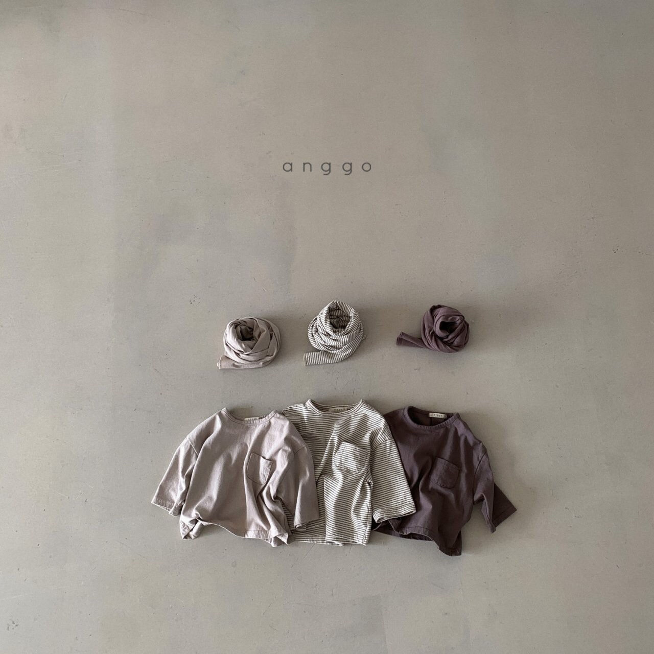 ANGGO - Korean Children Fashion - #Kfashion4kids - Toffee Nut Tee - 3