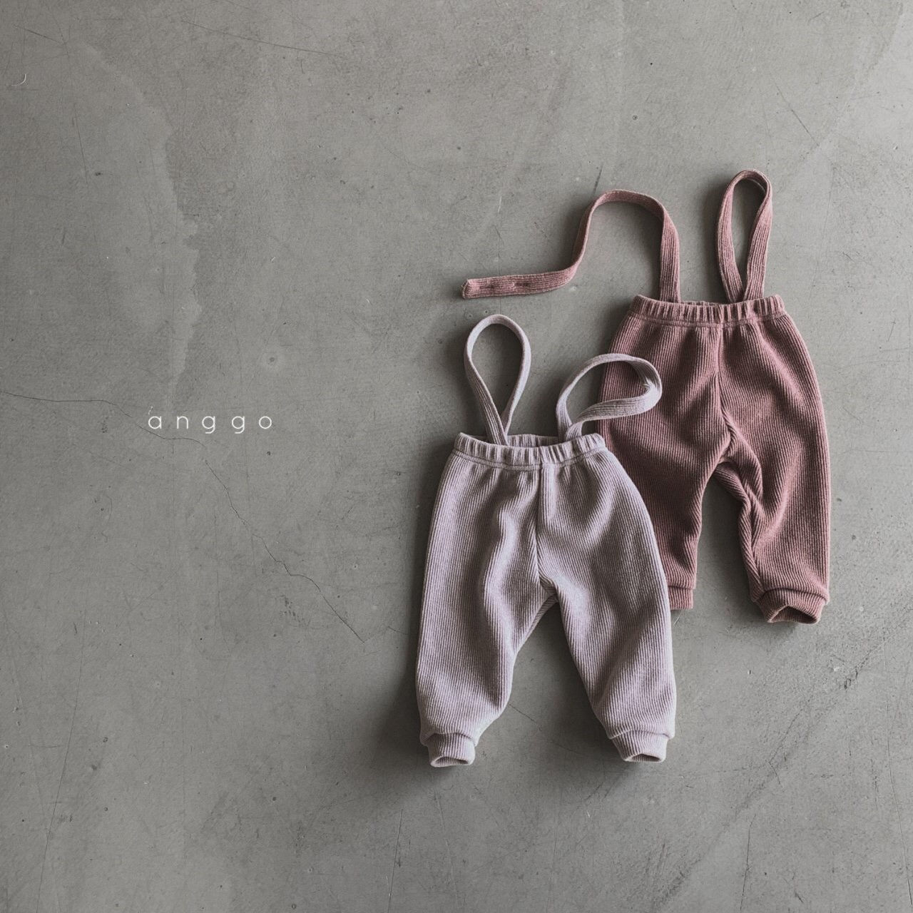 ANGGO - Korean Children Fashion - #Kfashion4kids - Pompom Overalls