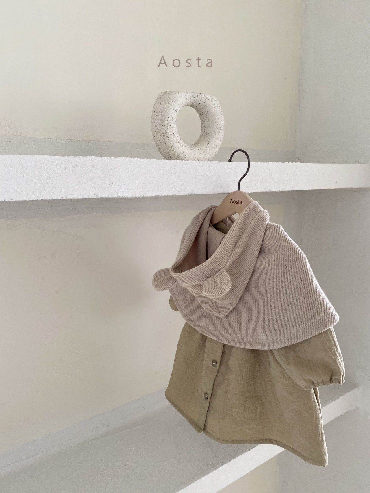 AOSTA - Korean Children Fashion - #Kfashion4kids - Bear Cape  - 3