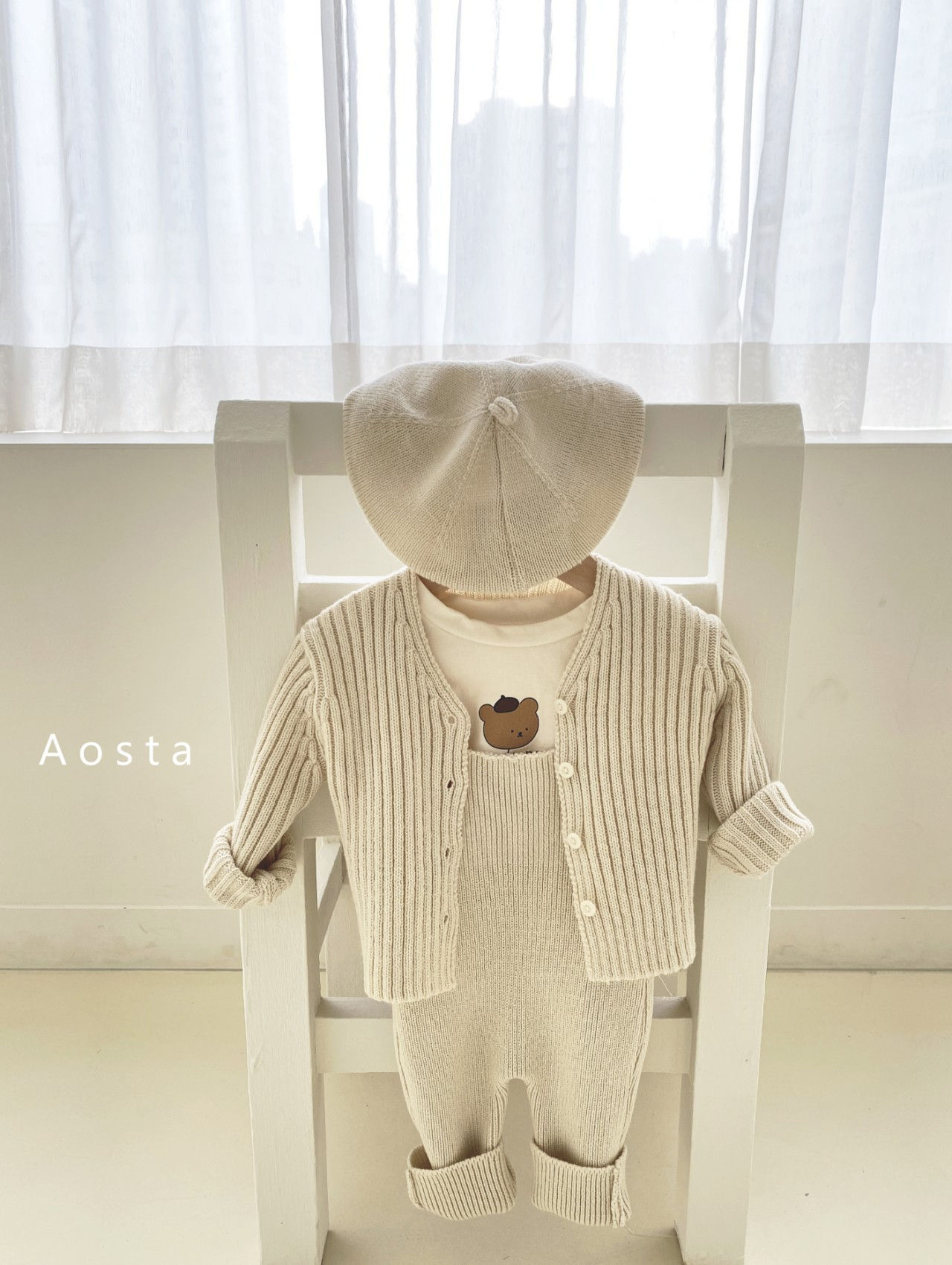 AOSTA - Korean Children Fashion - #Kfashion4kids - Little Knit Overalls - 12