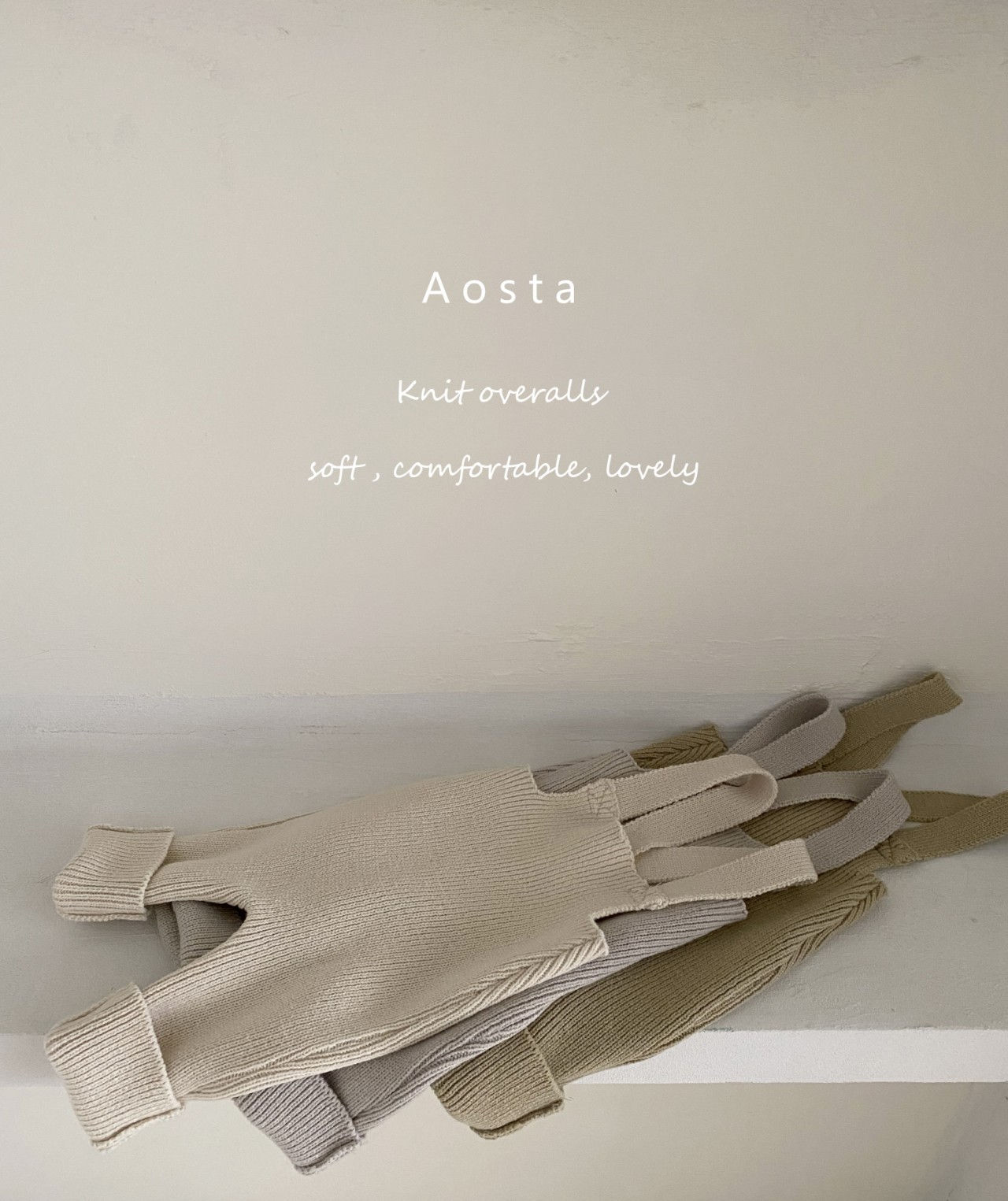AOSTA - Korean Children Fashion - #Kfashion4kids - Little Knit Overalls - 2