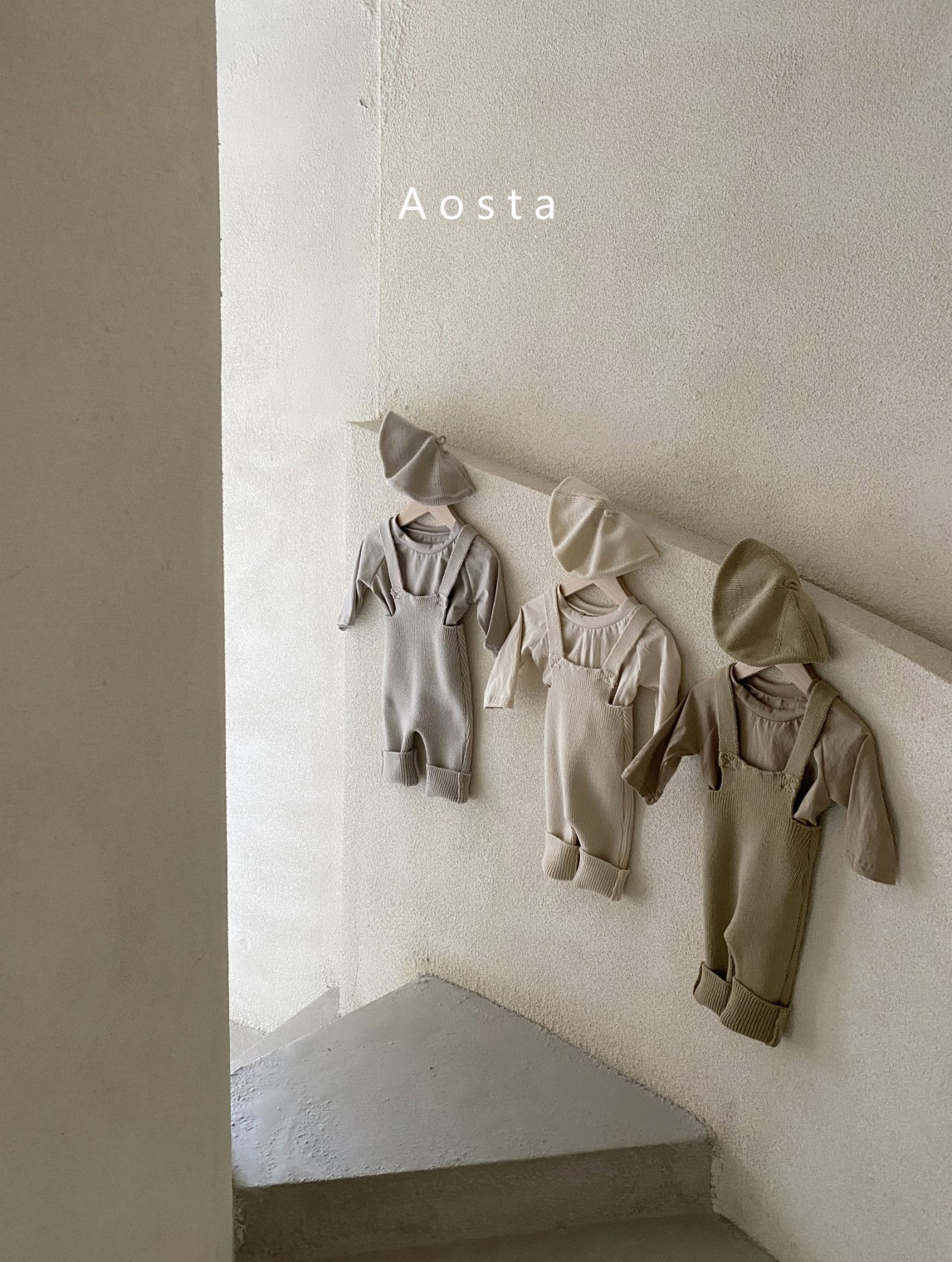 AOSTA - Korean Children Fashion - #Kfashion4kids - Little Knit Overalls - 5