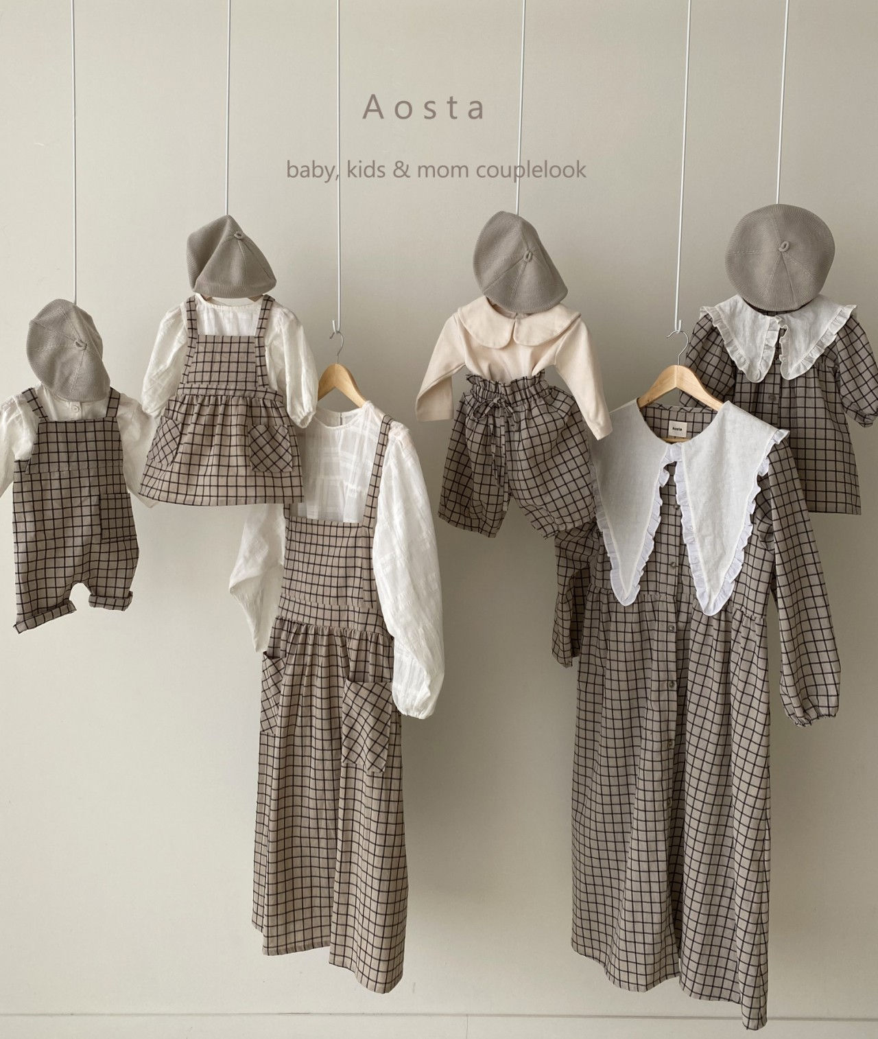 AOSTA - Korean Children Fashion - #Kfashion4kids - Bask Suspenders Mom Dress - 12