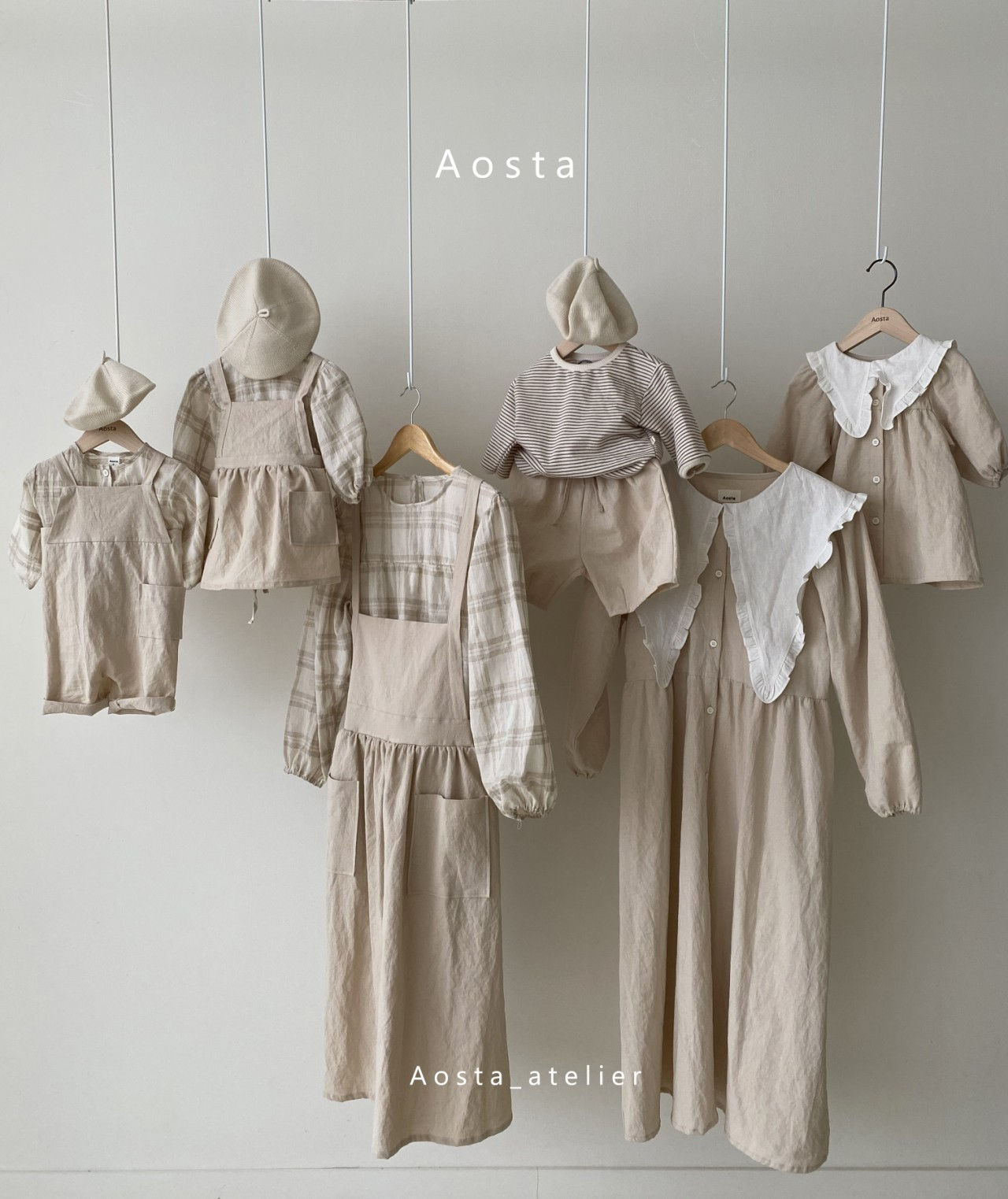 AOSTA - Korean Children Fashion - #Kfashion4kids - Bask Suspenders Mom Dress - 8