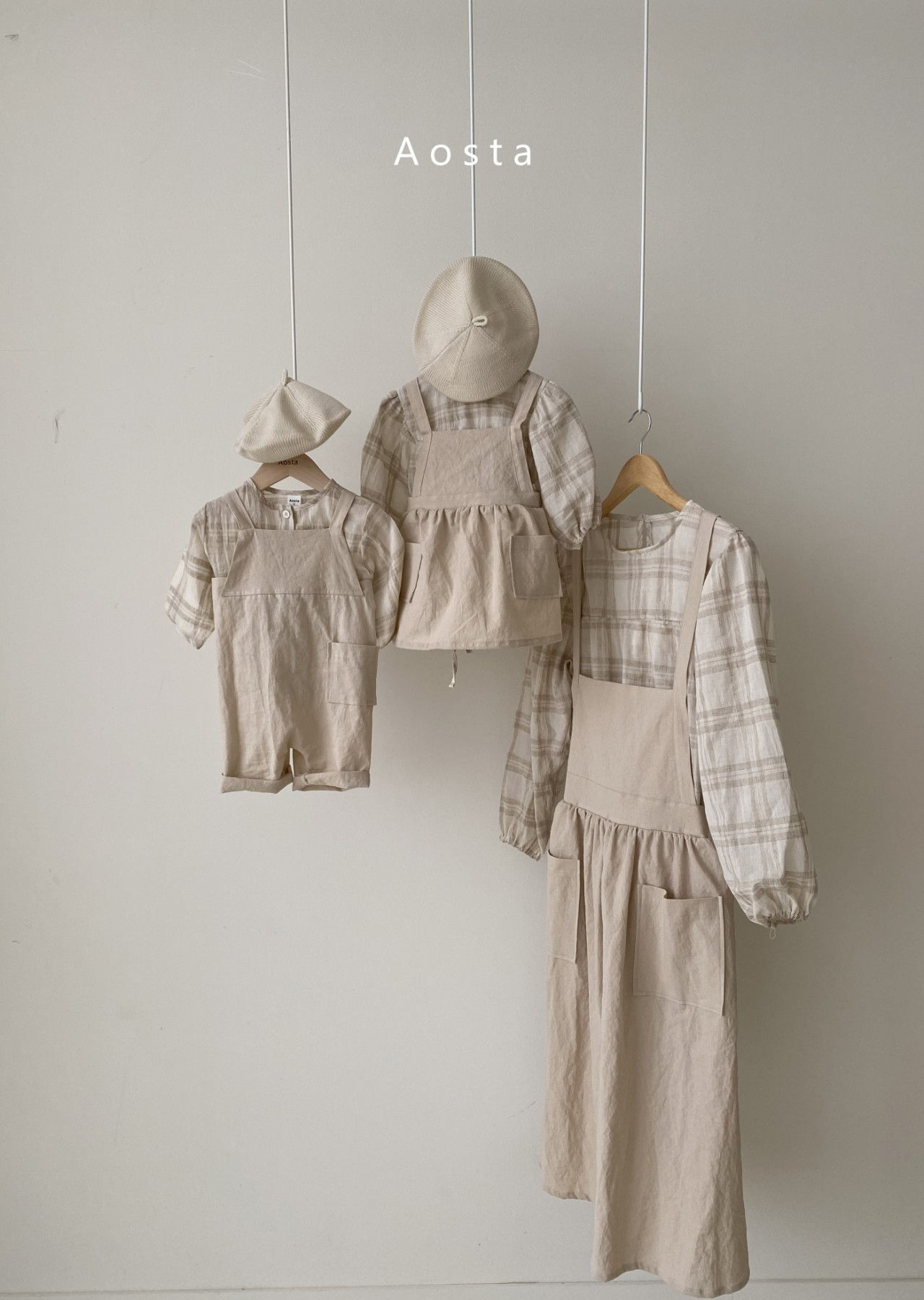 AOSTA - Korean Children Fashion - #Kfashion4kids - Bask Suspenders Dress - 4