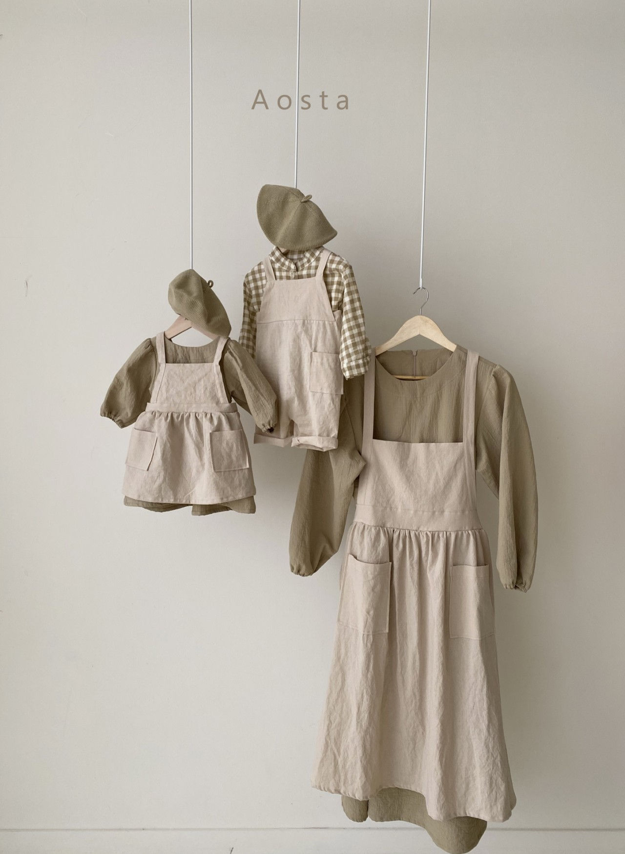AOSTA - Korean Children Fashion - #Kfashion4kids - Bask Suspenders Dress - 6