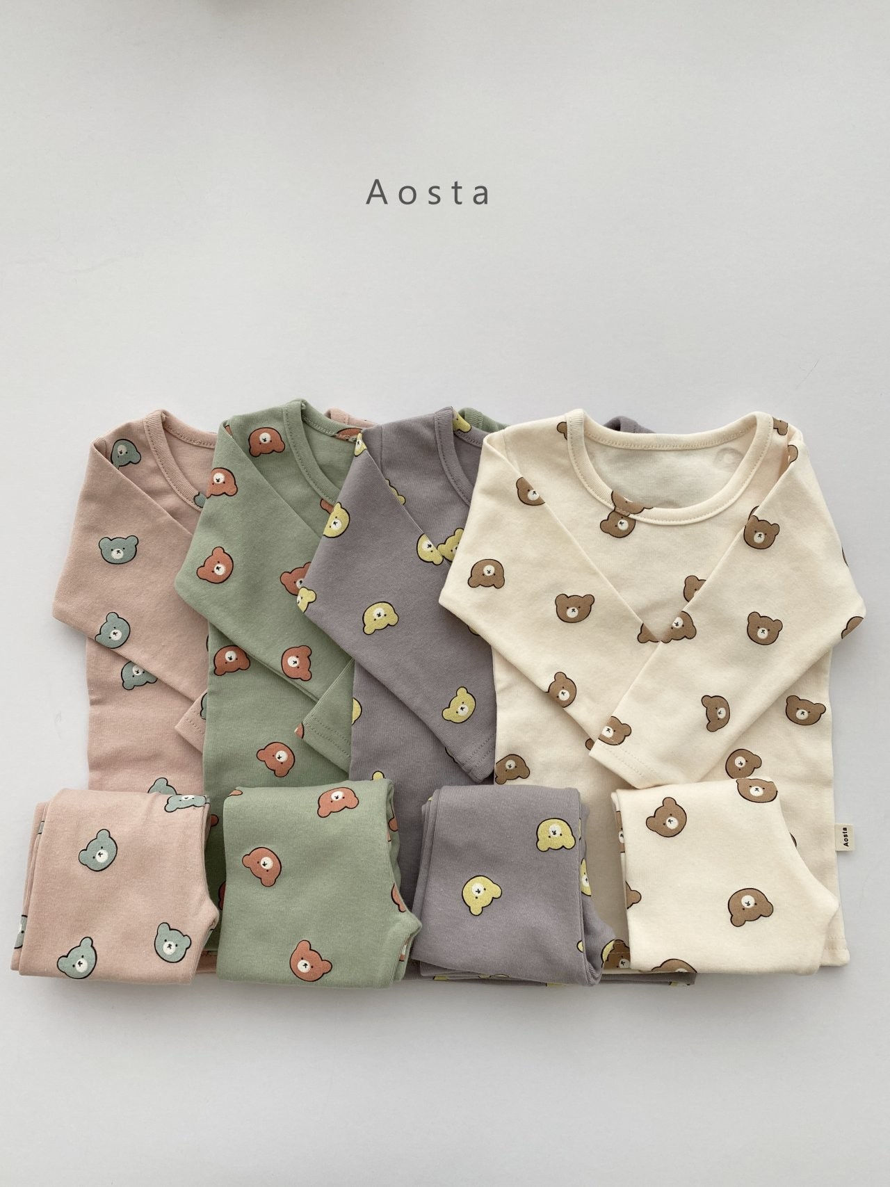 AOSTA - Korean Children Fashion - #Kfashion4kids - Gomgom Bear Homewear - 3