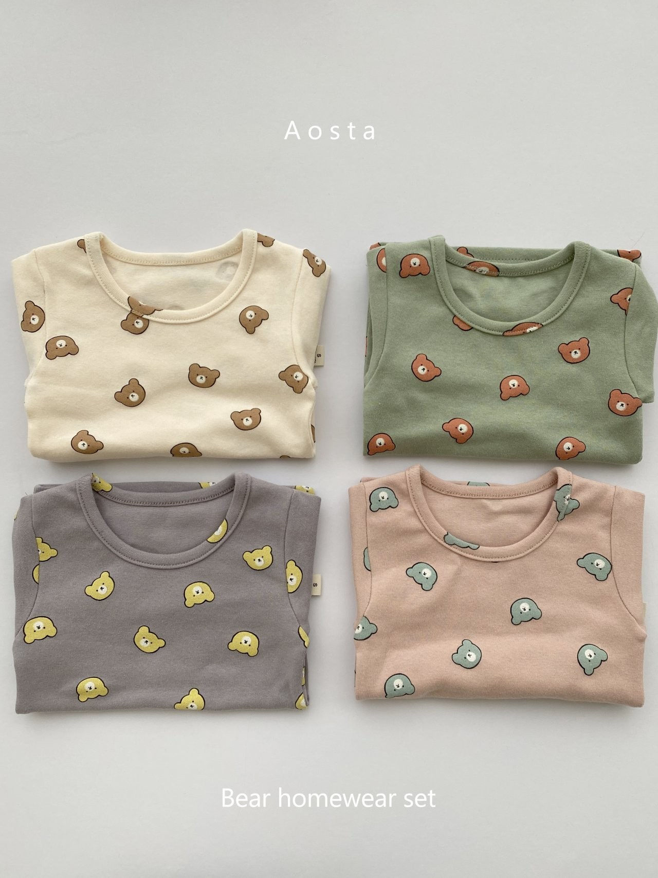 AOSTA - Korean Children Fashion - #Kfashion4kids - Gomgom Bear Homewear - 4