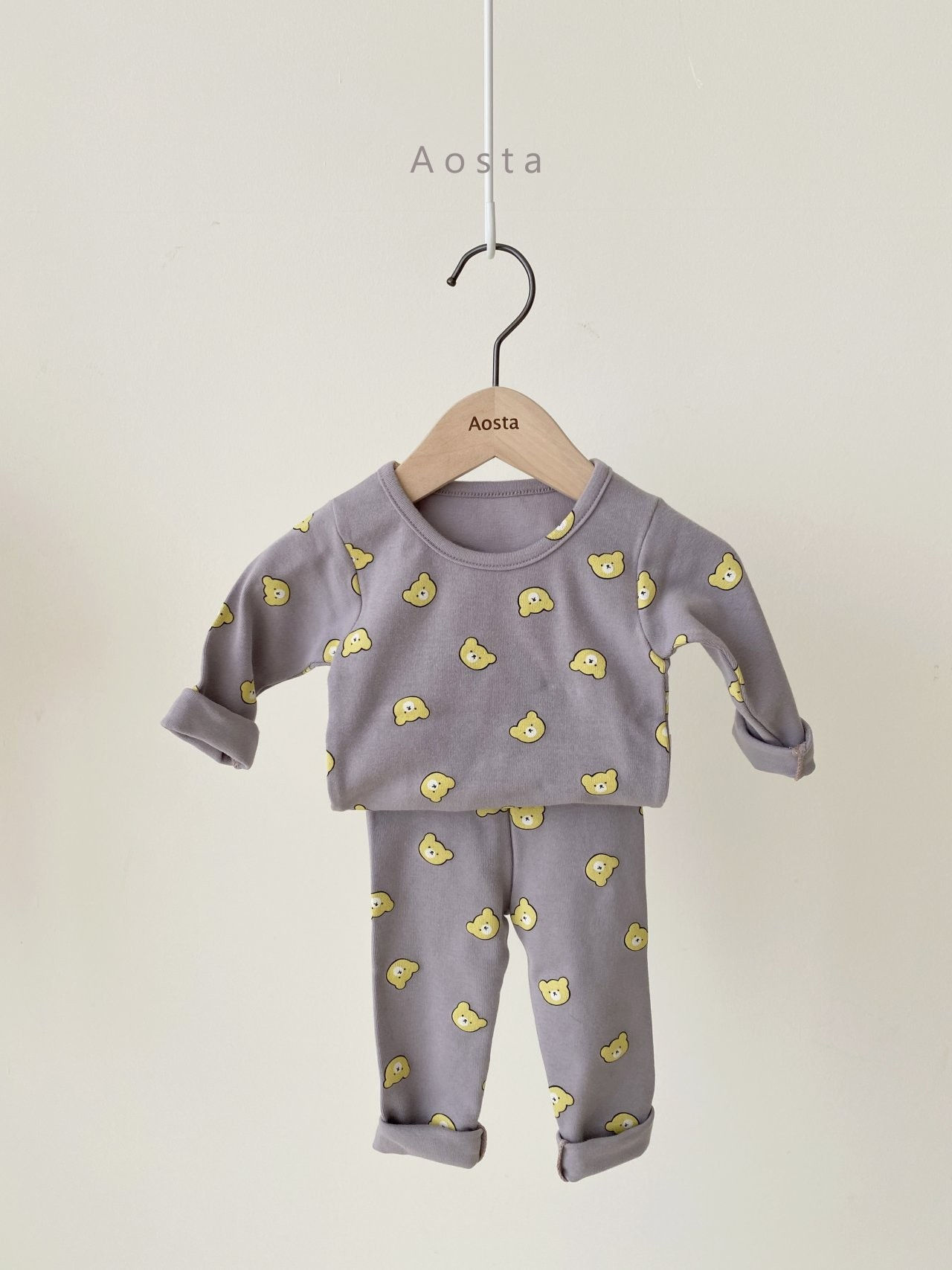 AOSTA - Korean Children Fashion - #Kfashion4kids - Gomgom Bear Homewear - 7