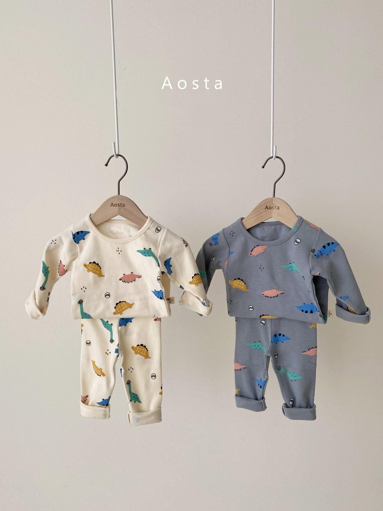 AOSTA - Korean Children Fashion - #Kfashion4kids - Dinosaur Homewear