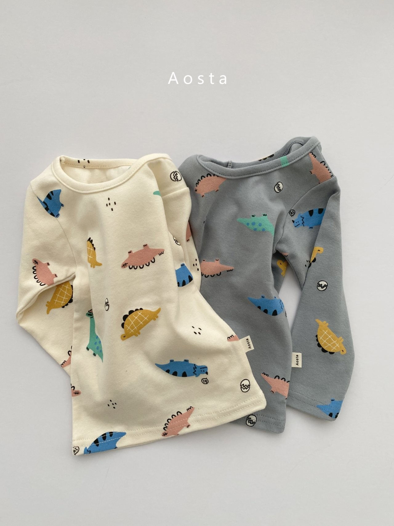 AOSTA - Korean Children Fashion - #Kfashion4kids - Dinosaur Homewear - 2