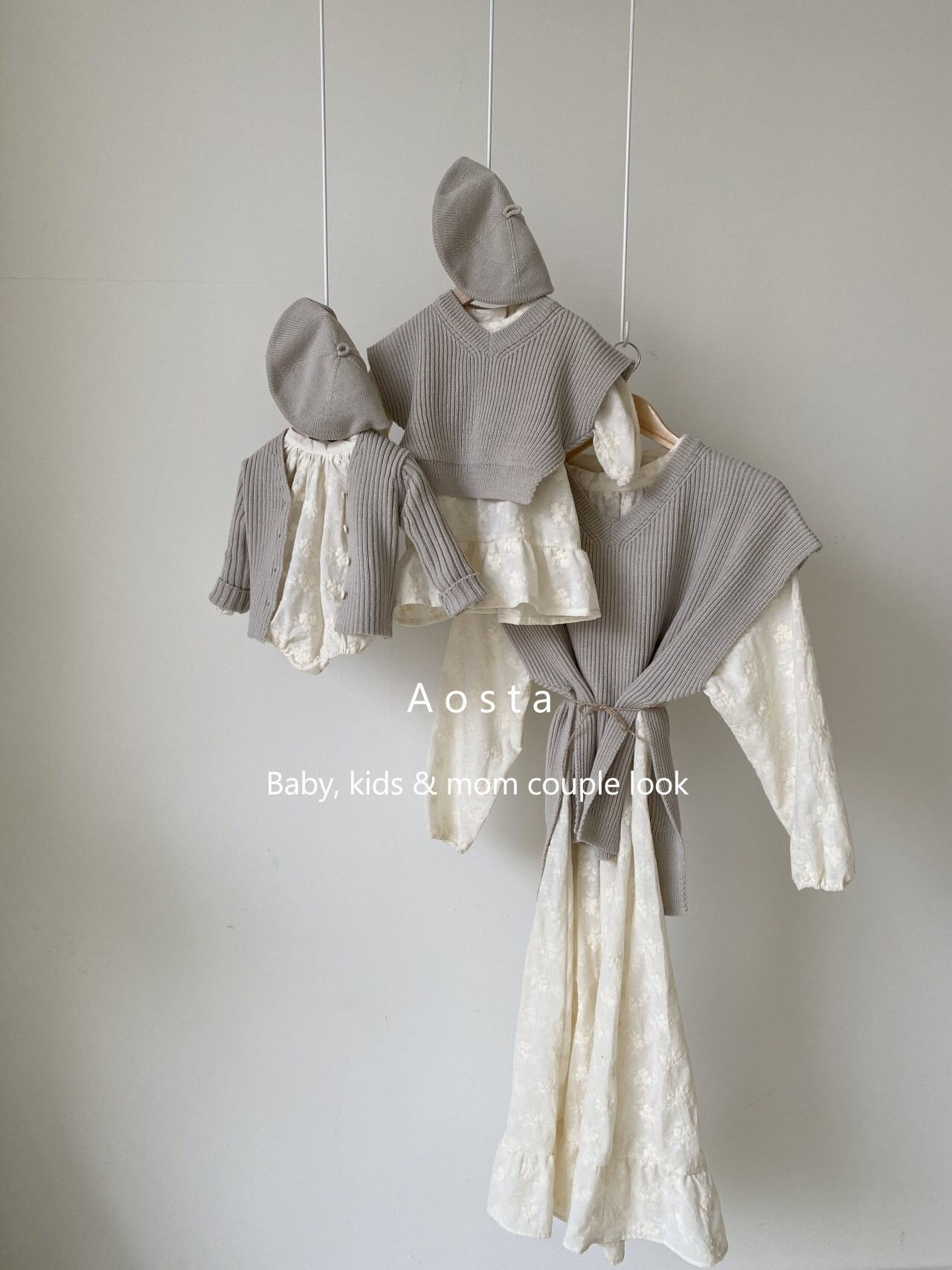 AOSTA - Korean Children Fashion - #Kfashion4kids - Mochi Knit Mom Vest - 4