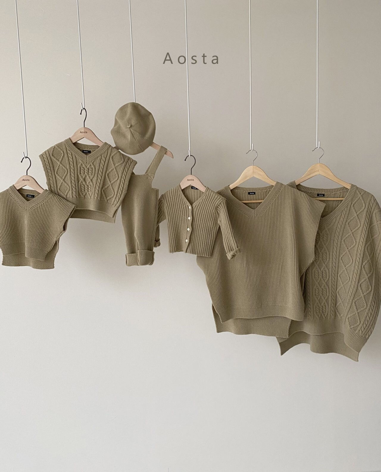 AOSTA - Korean Children Fashion - #Kfashion4kids - Mochi Knit Mom Vest - 8