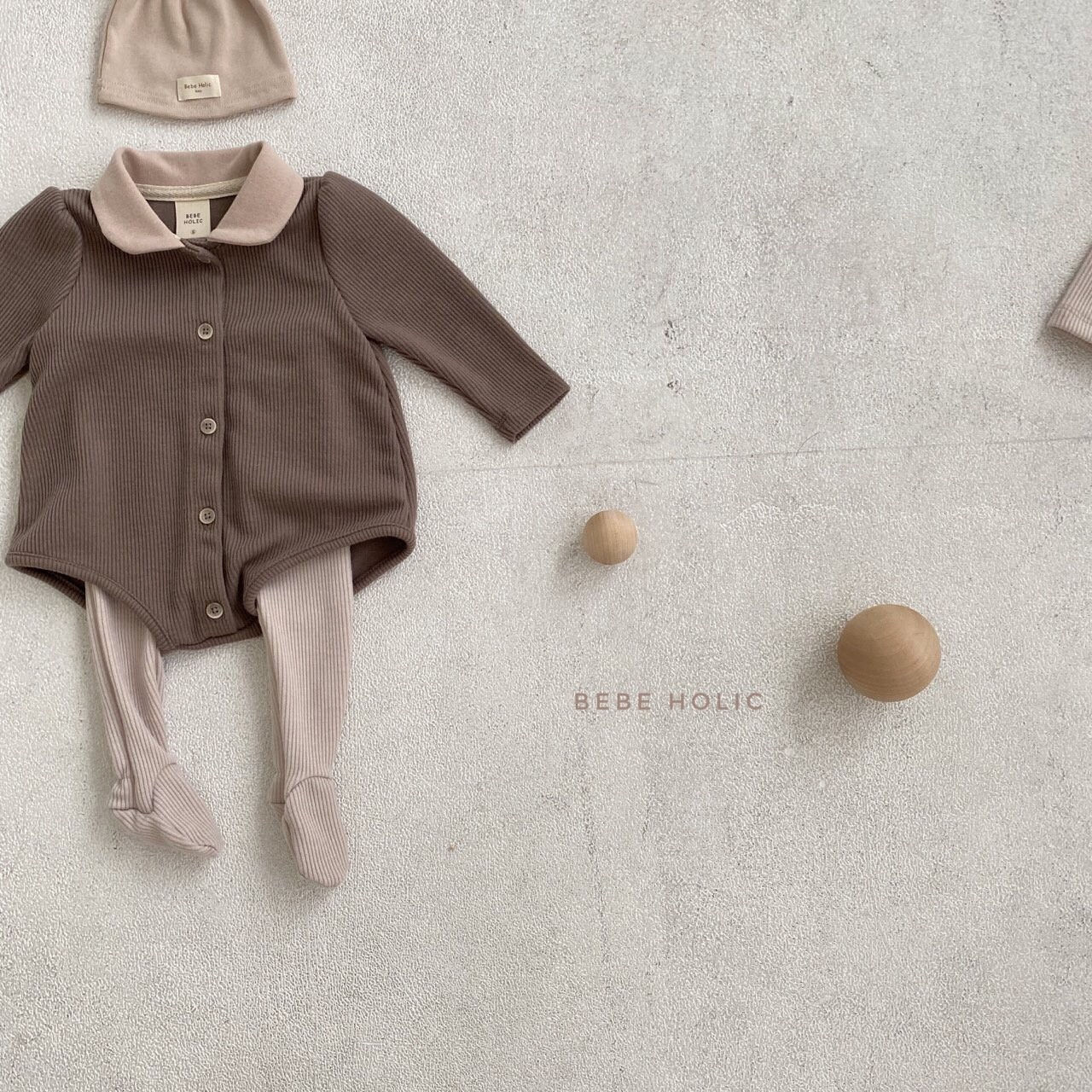 BEBE HOLIC - Korean Children Fashion - #Kfashion4kids - Round Collar Bodysuit - 4