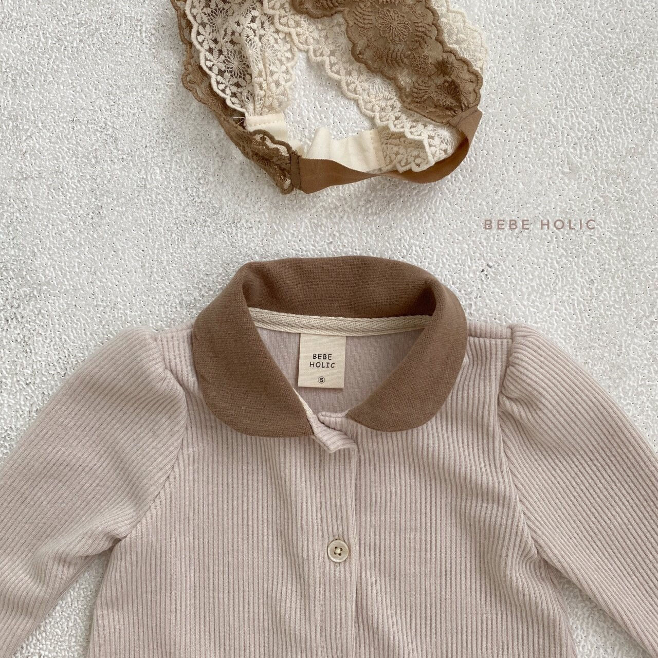 BEBE HOLIC - Korean Children Fashion - #Kfashion4kids - Round Collar Bodysuit - 6