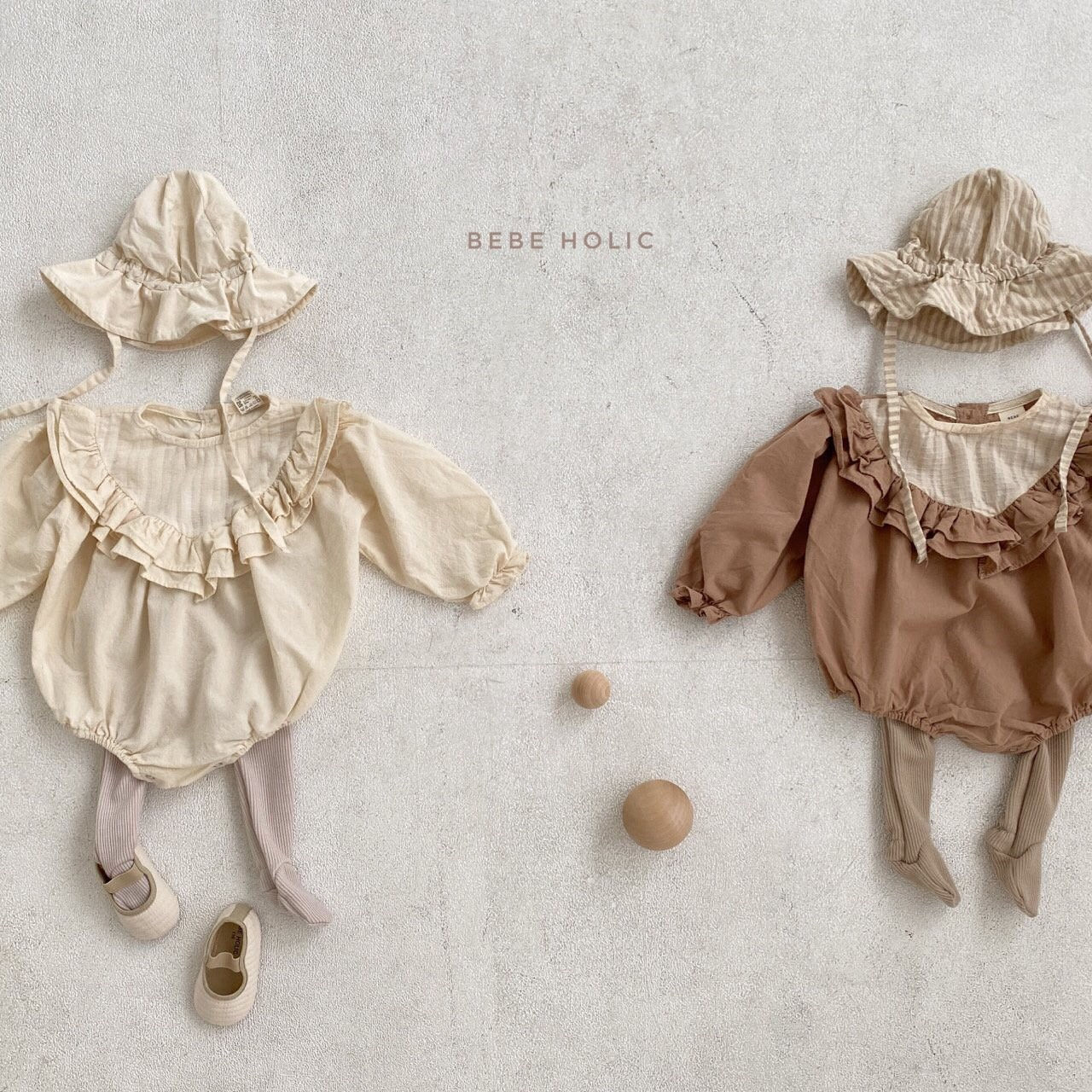BEBE HOLIC - Korean Children Fashion - #Kfashion4kids - Double Frill Bodysuit - 2