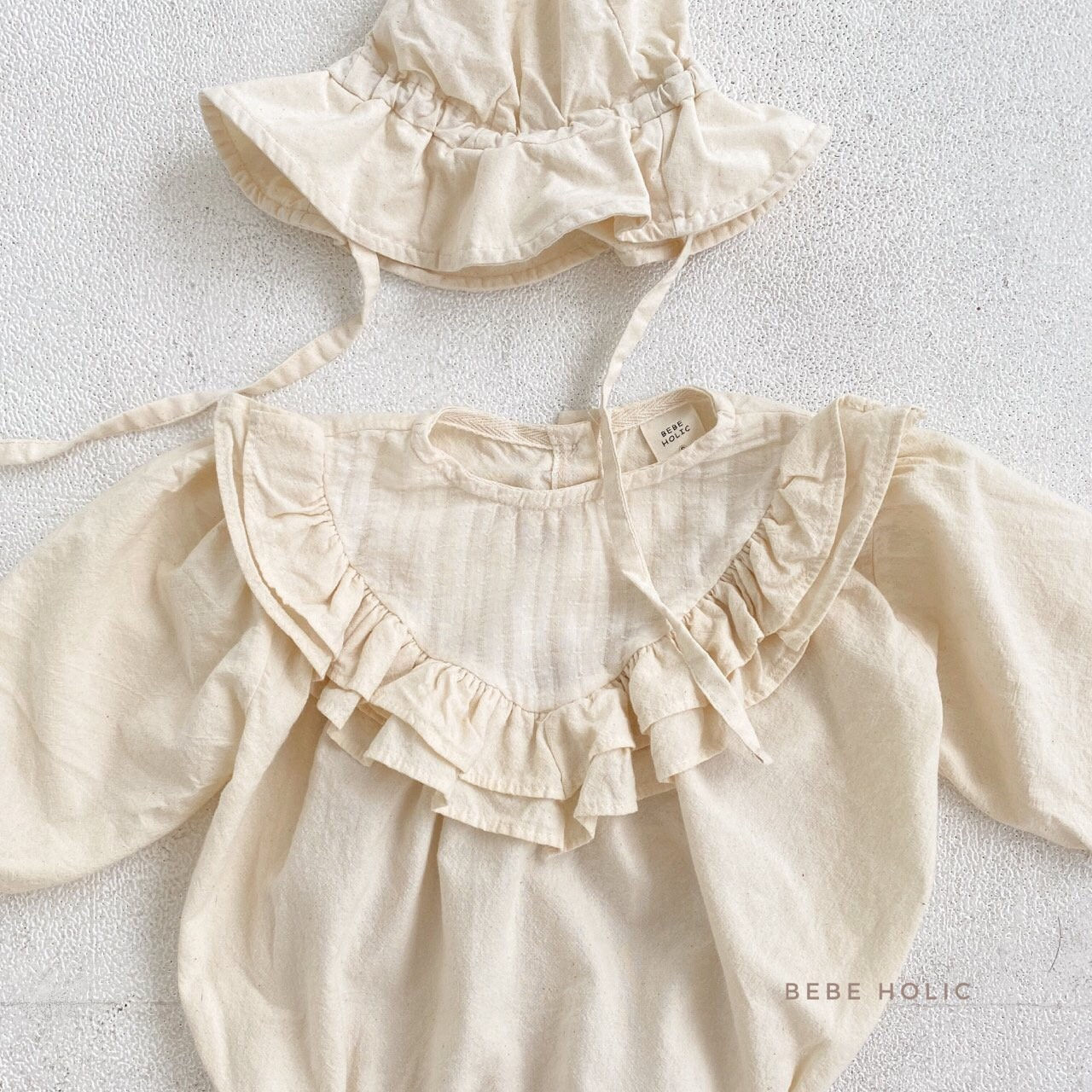BEBE HOLIC - Korean Children Fashion - #Kfashion4kids - Double Frill Bodysuit - 4