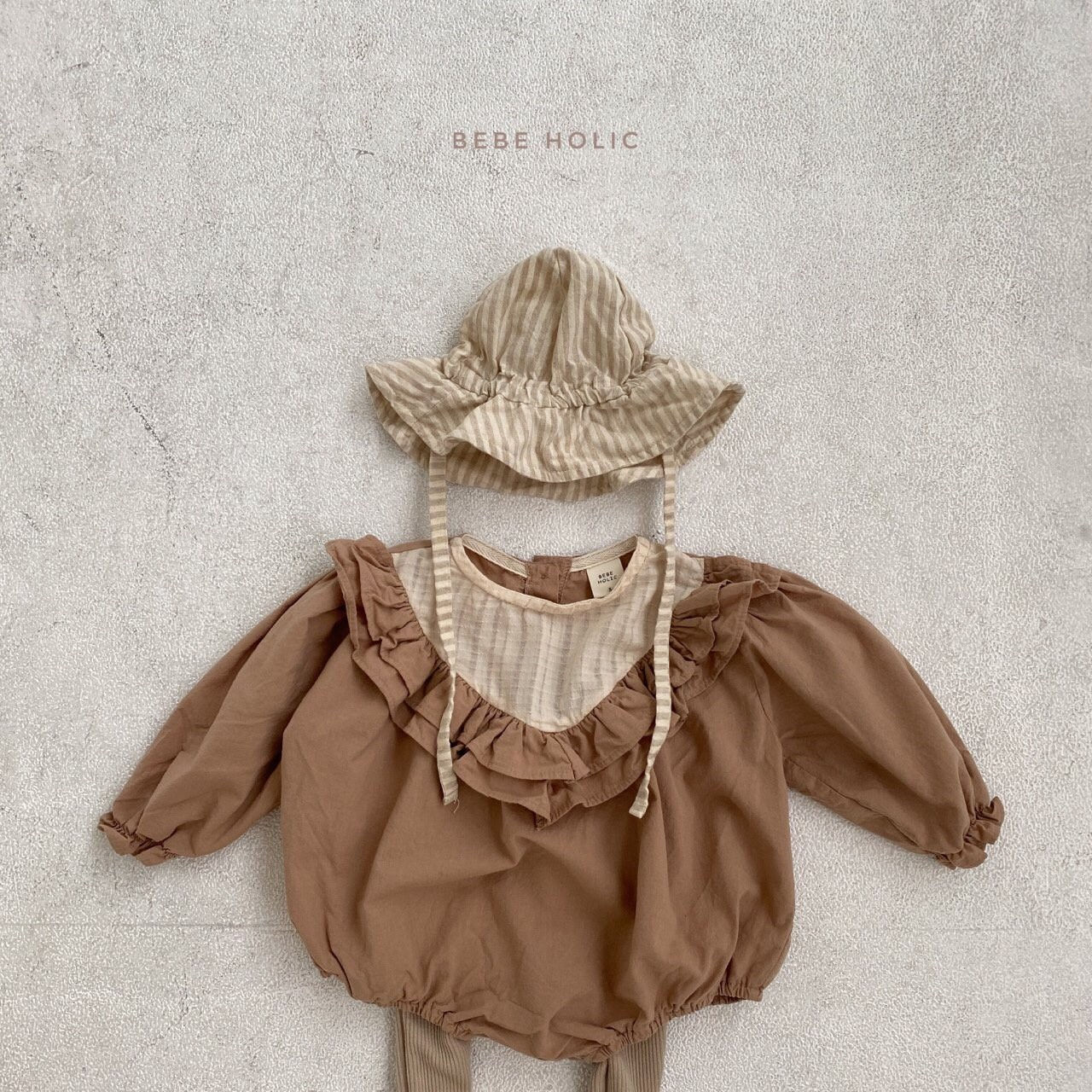 BEBE HOLIC - Korean Children Fashion - #Kfashion4kids - Double Frill Bodysuit - 6
