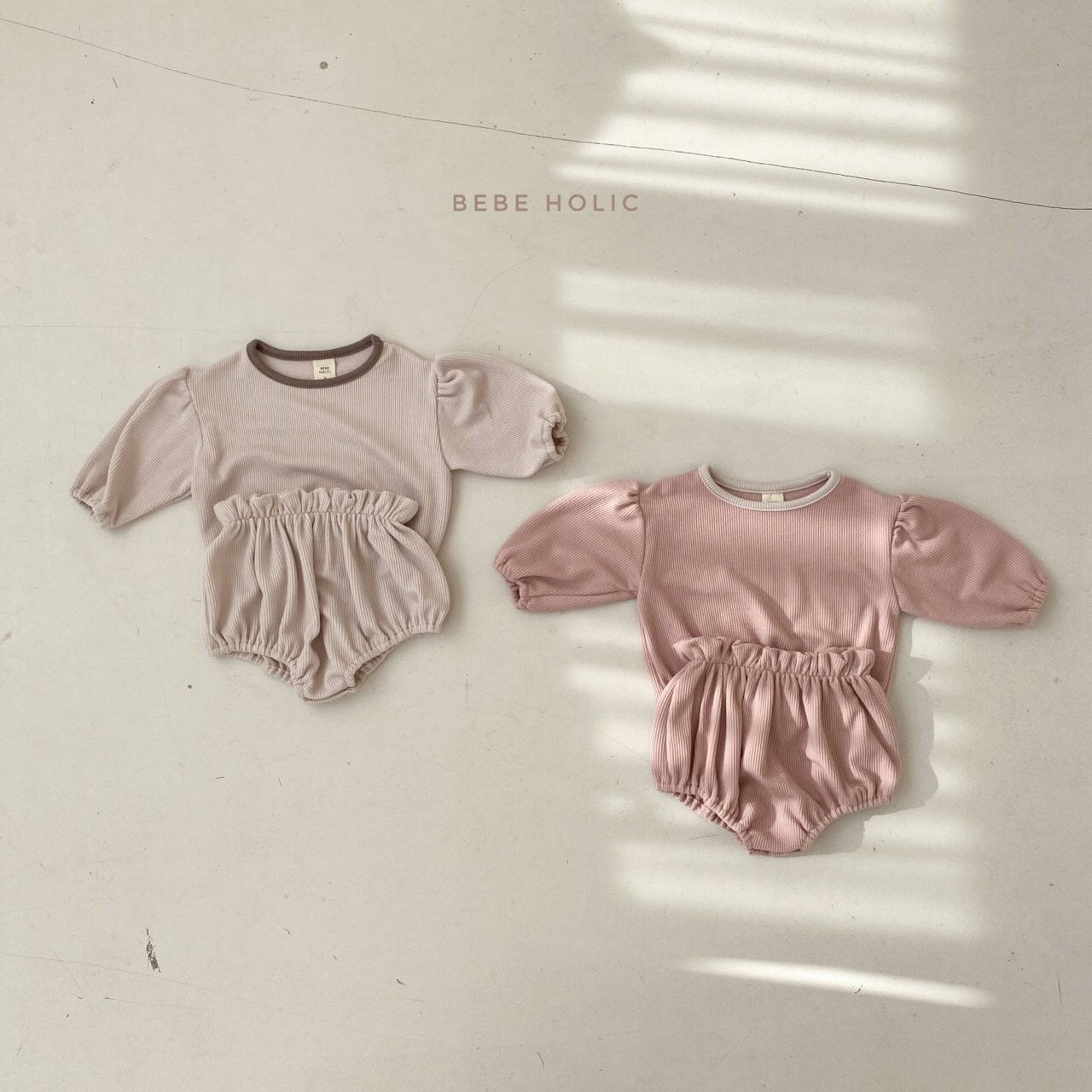 BEBE HOLIC - Korean Children Fashion - #Kfashion4kids - Balloon Top Bloomer Set - 7
