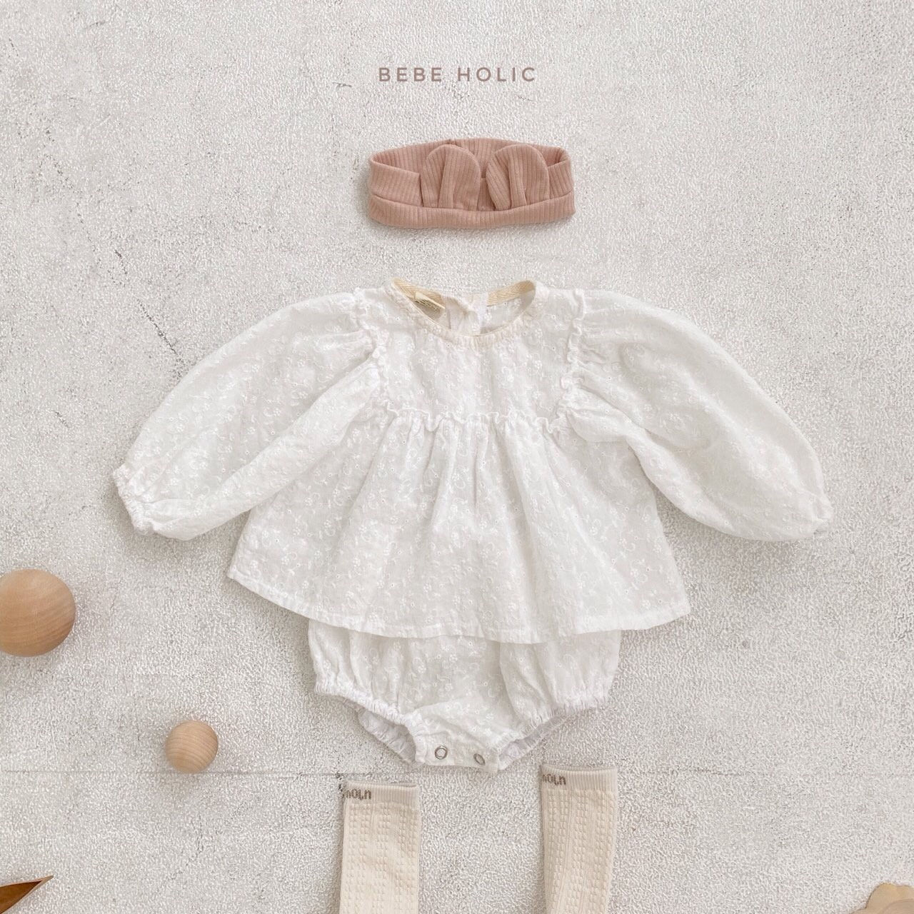BEBE HOLIC - Korean Children Fashion - #Kfashion4kids - Becky Blouse Bloomer Set - 3