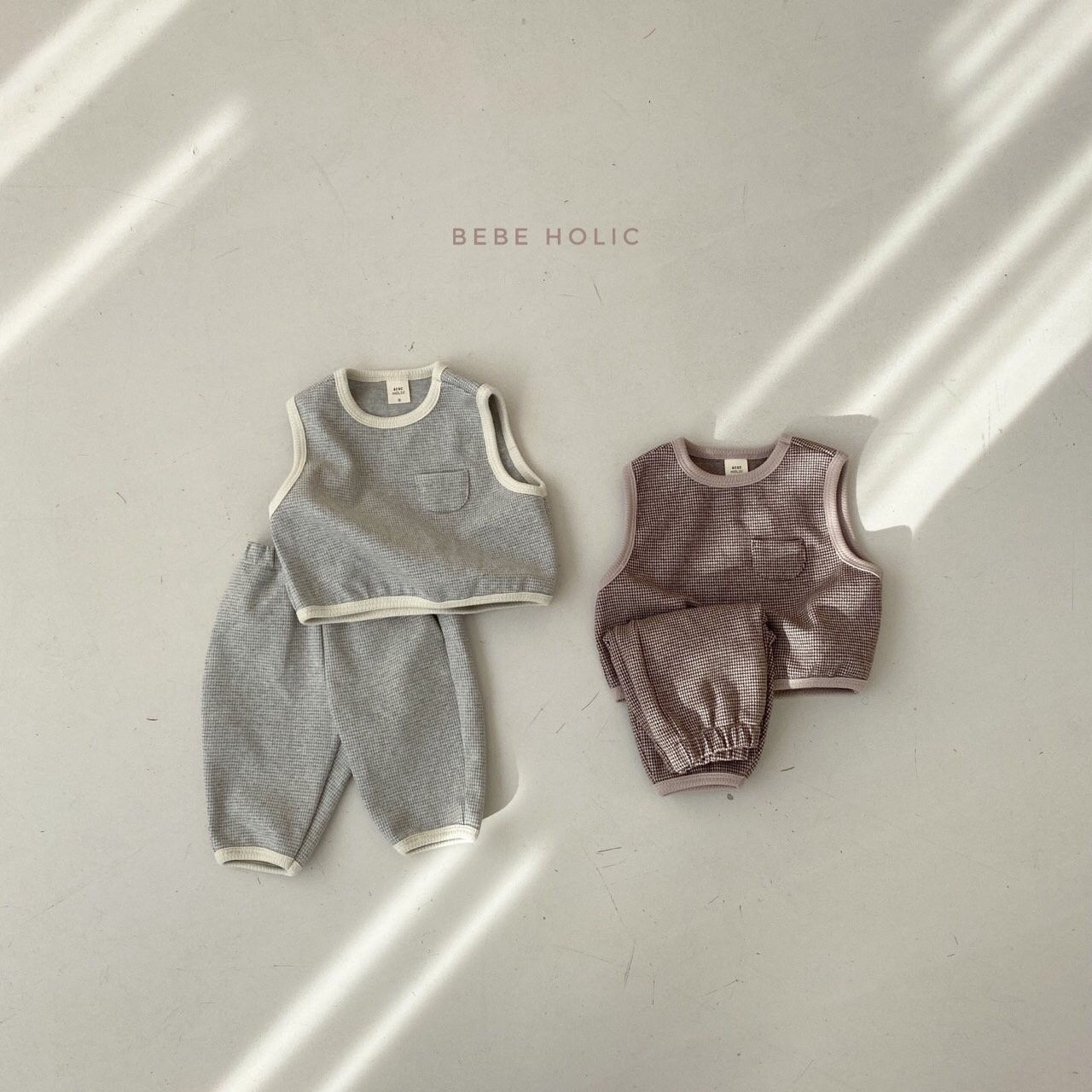 BEBE HOLIC - Korean Children Fashion - #Kfashion4kids - Mono Vest Slacks Set - 8