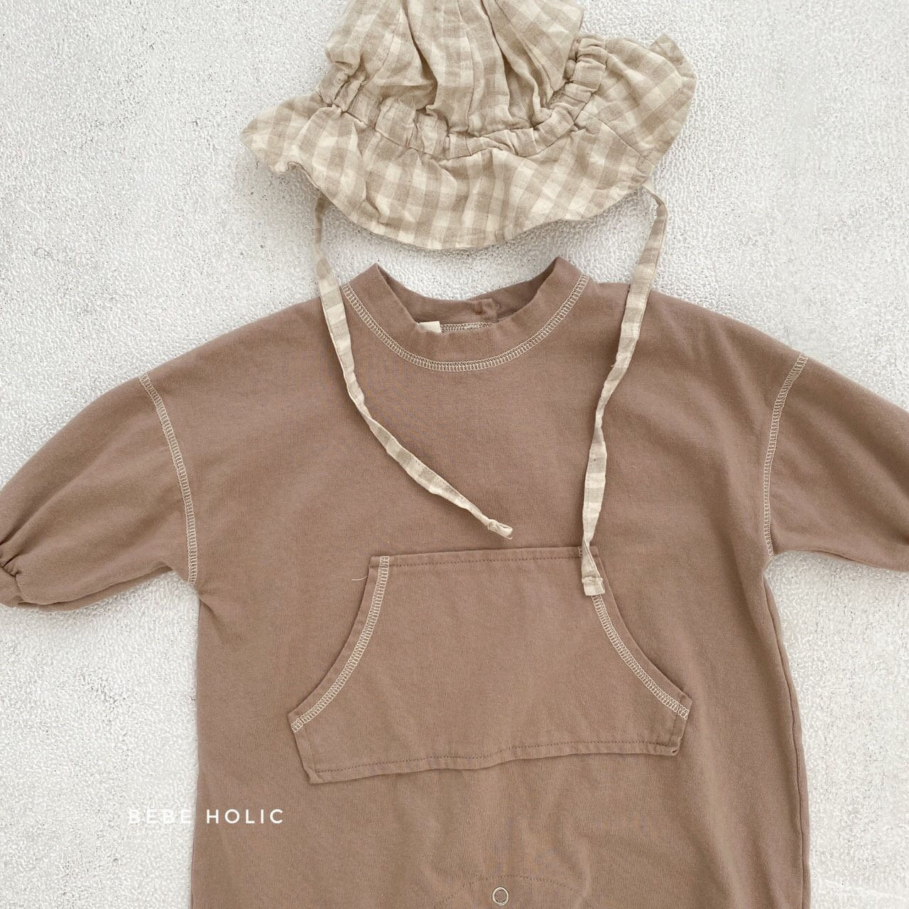 BEBE HOLIC - Korean Children Fashion - #Kfashion4kids - Kangaroo Bodysuit - 5