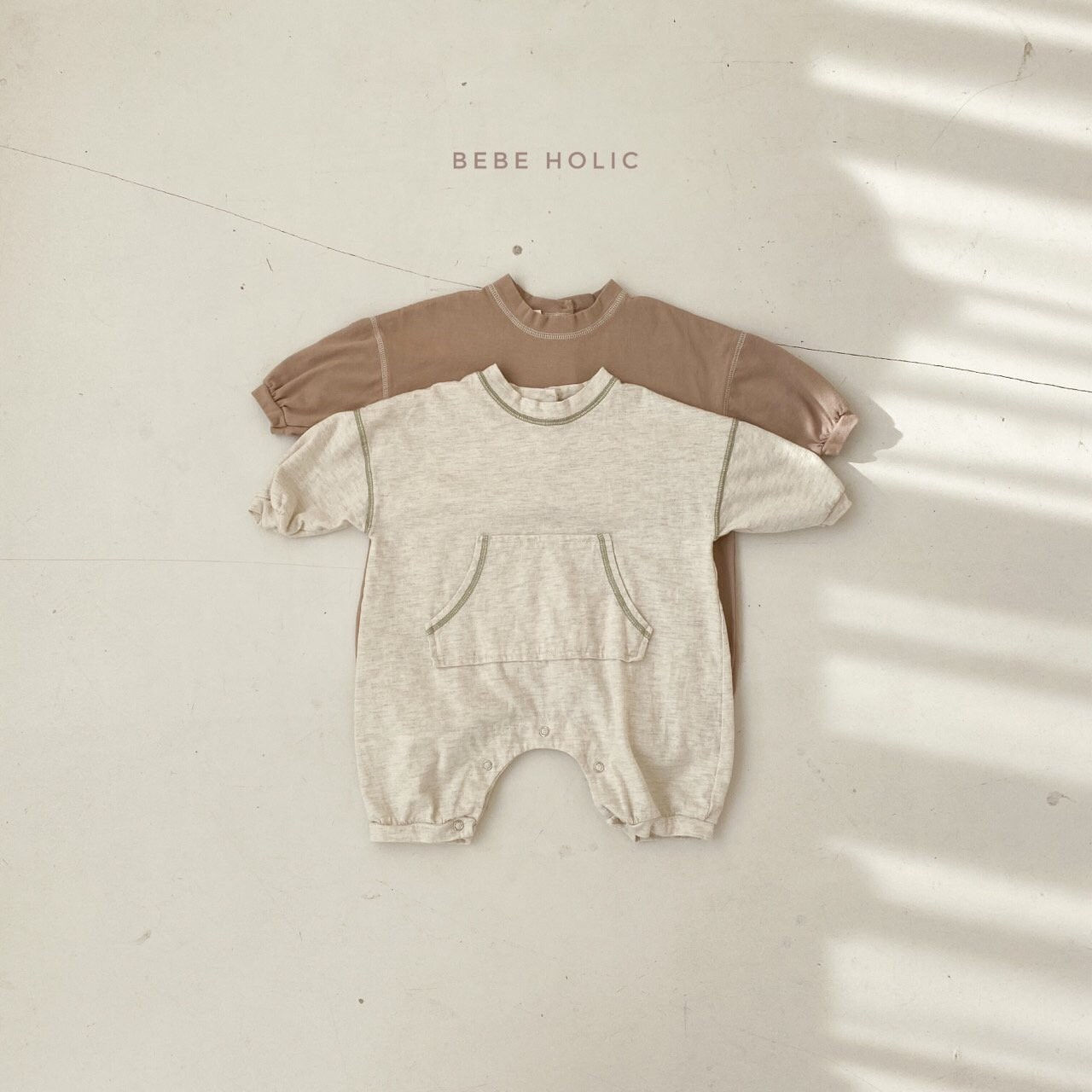 BEBE HOLIC - Korean Children Fashion - #Kfashion4kids - Kangaroo Bodysuit - 6