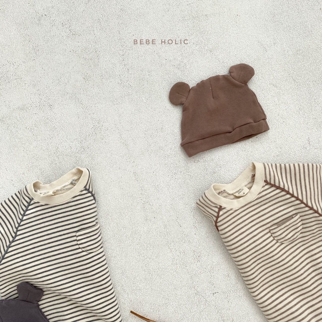 BEBE HOLIC - Korean Children Fashion - #Kfashion4kids - Stripe Raglan Bodysuit - 2