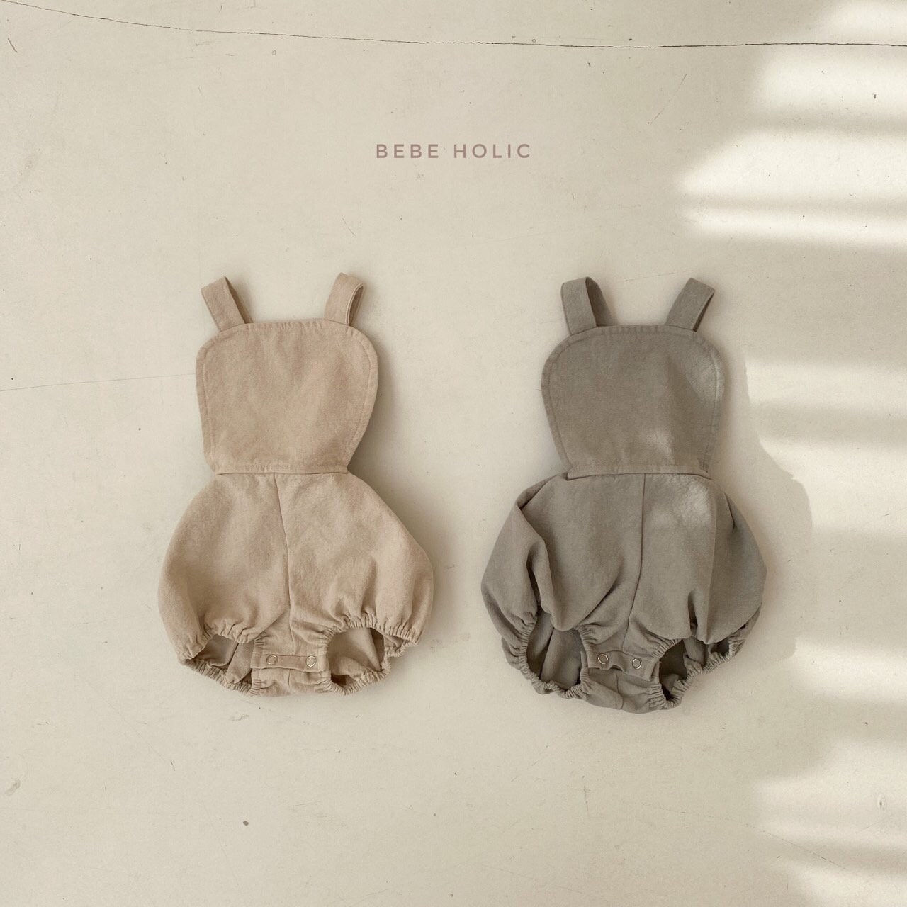 BEBE HOLIC - Korean Children Fashion - #Kfashion4kids - Cony Solid Suspender Bodysuit - 7