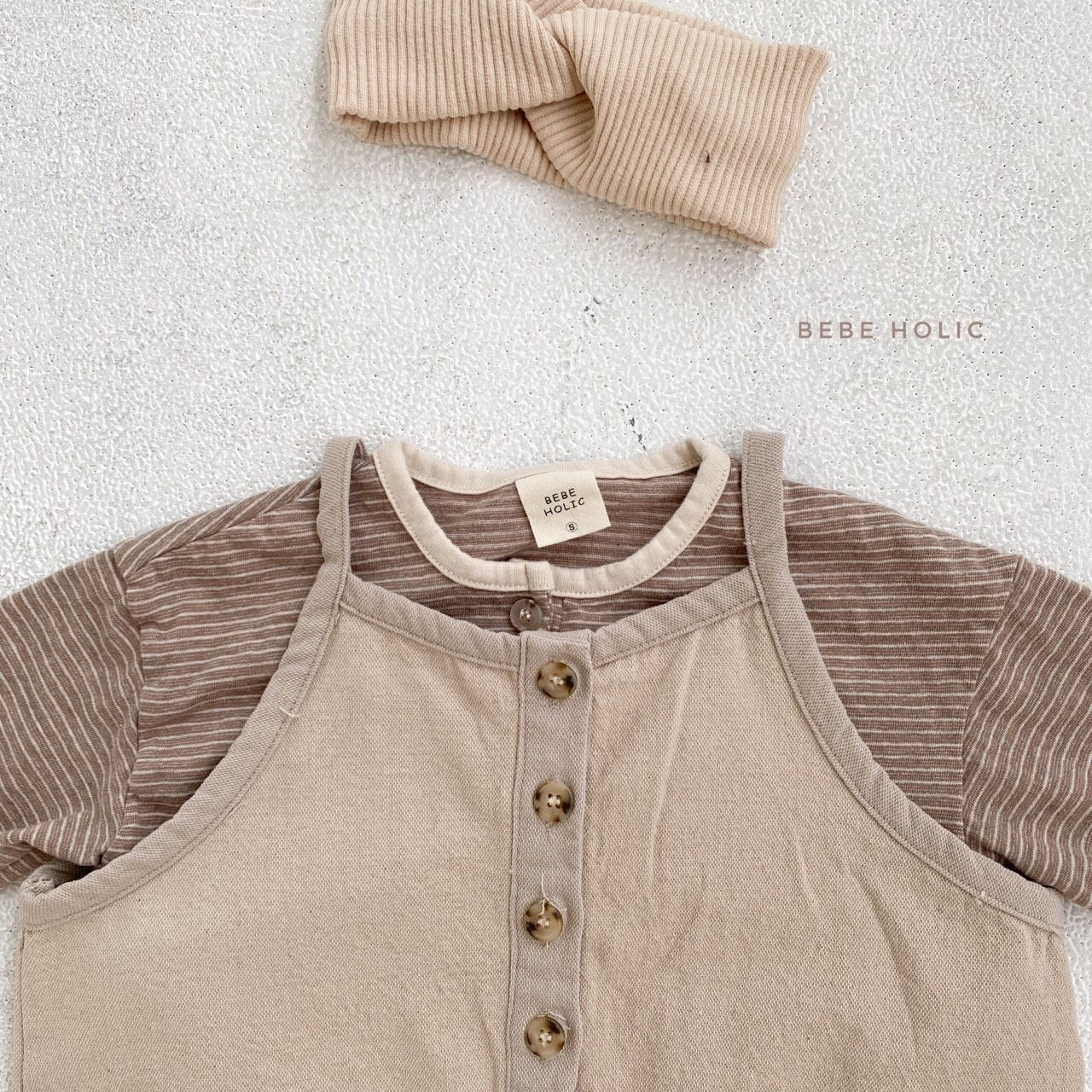 BEBE HOLIC - Korean Children Fashion - #Kfashion4kids - Soso String Bodysuit - 6