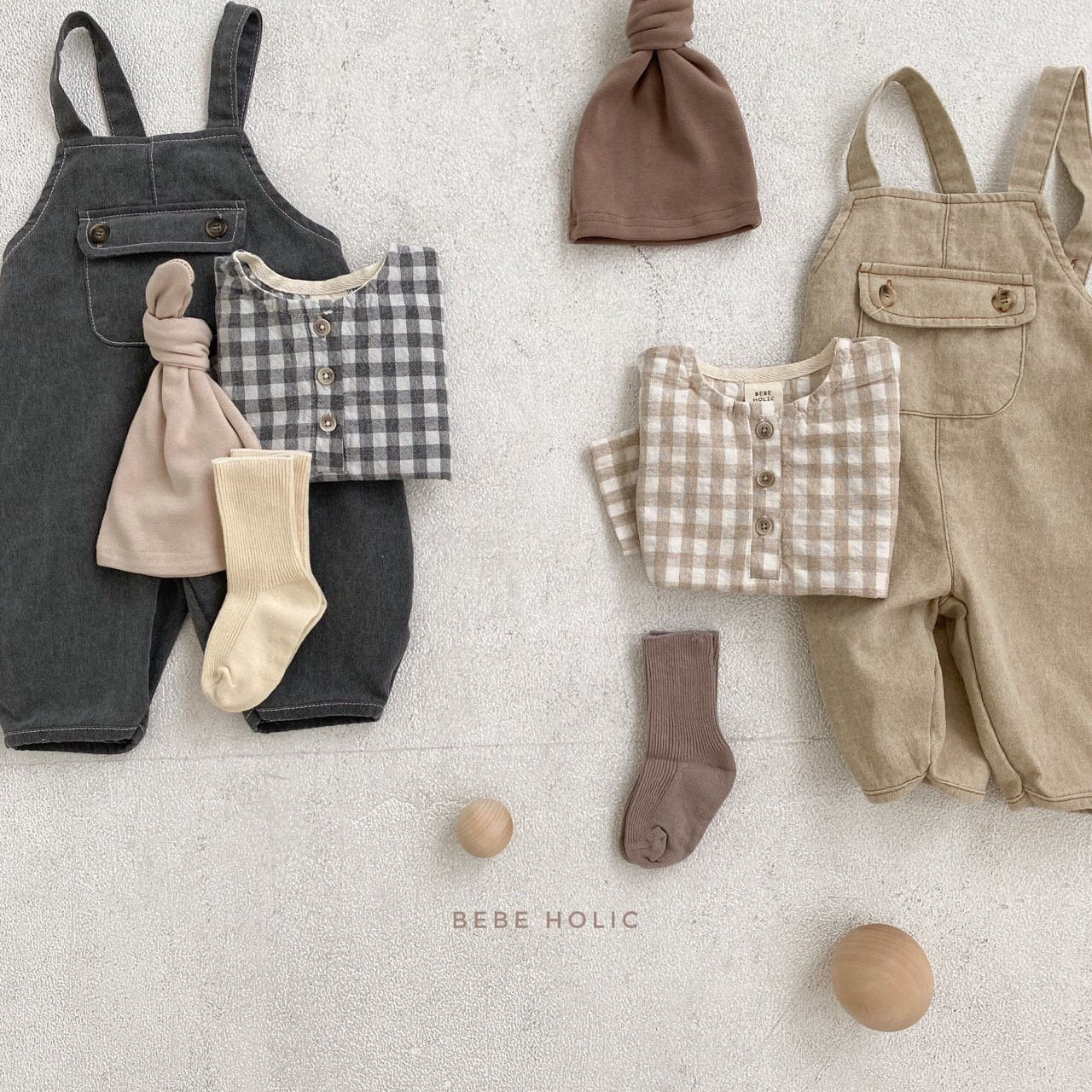 BEBE HOLIC - Korean Children Fashion - #Kfashion4kids - Bonito Suspender Bodysuit - 2