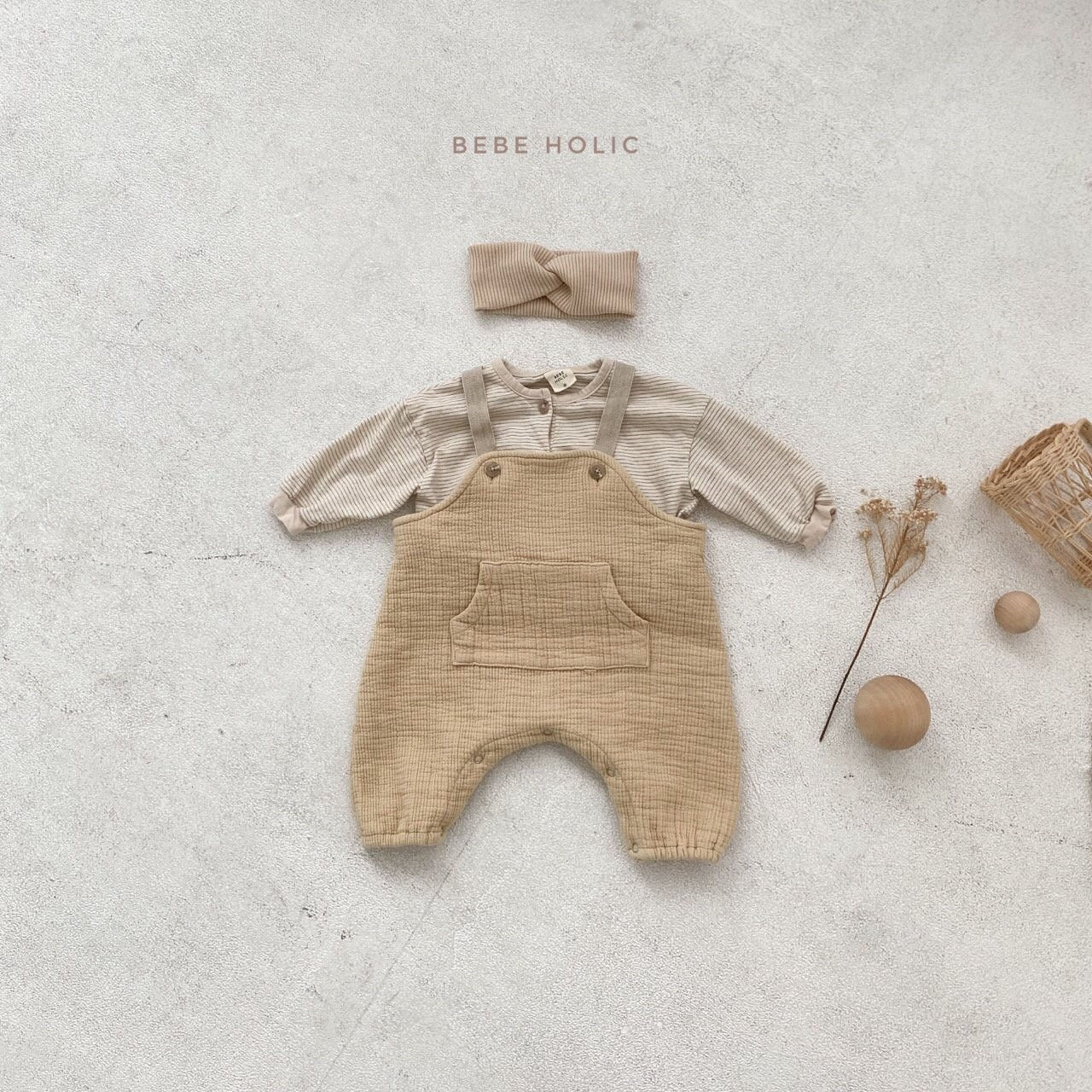 BEBE HOLIC - Korean Children Fashion - #Kfashion4kids - Lidia Suspender Suit - 5