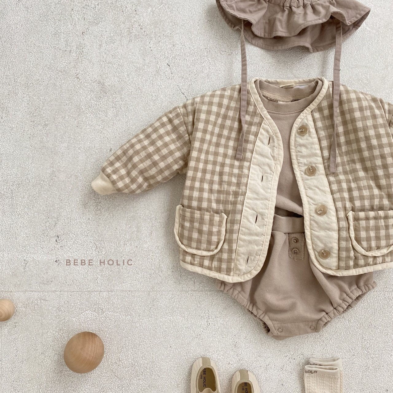 BEBE HOLIC - Korean Children Fashion - #Kfashion4kids - Check Jumper - 3