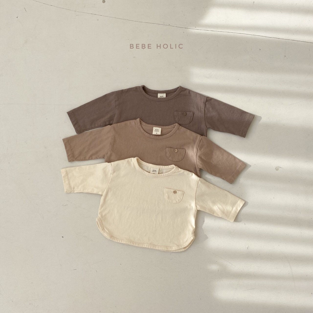 BEBE HOLIC - Korean Children Fashion - #Kfashion4kids - Pocket Piping Tee - 3