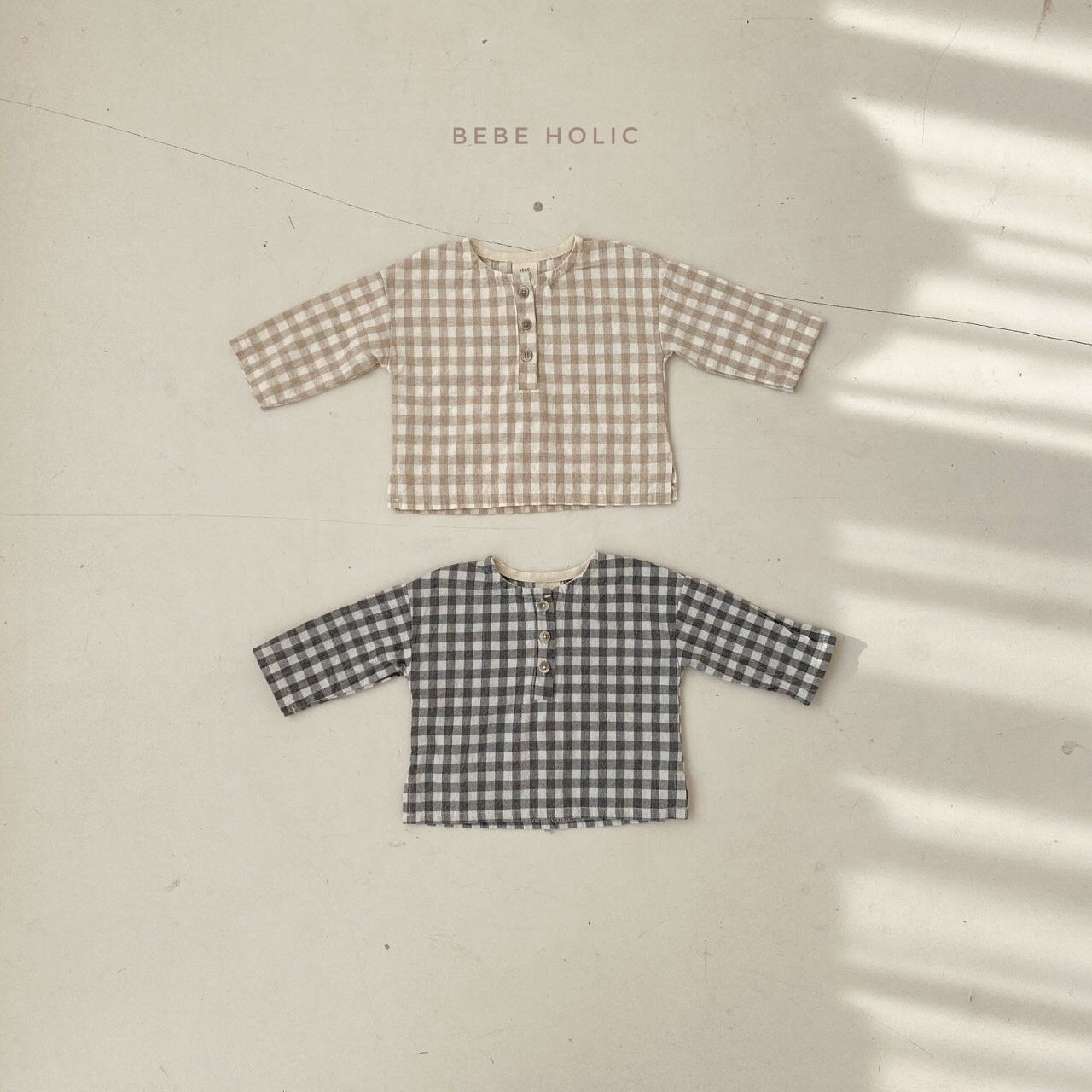 BEBE HOLIC - Korean Children Fashion - #Kfashion4kids - Check Shirt - 2