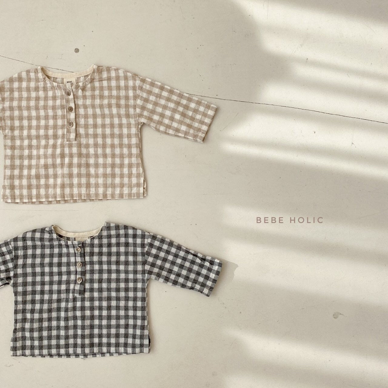 BEBE HOLIC - Korean Children Fashion - #Kfashion4kids - Check Shirt - 3