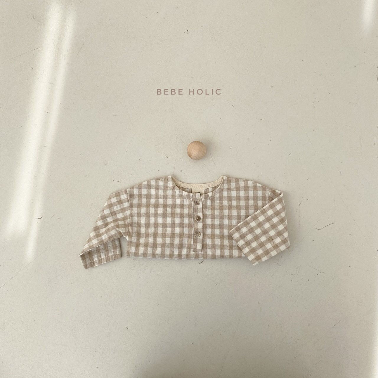 BEBE HOLIC - Korean Children Fashion - #Kfashion4kids - Check Shirt - 6
