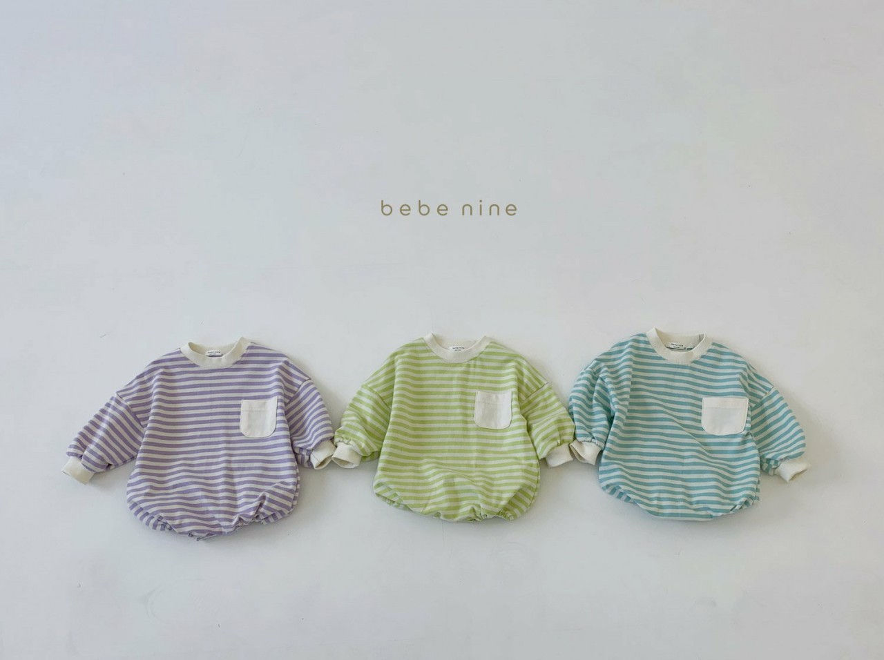 BEBE NINE - Korean Children Fashion - #Kfashion4kids - Candy Stripe Bodysuit - 3