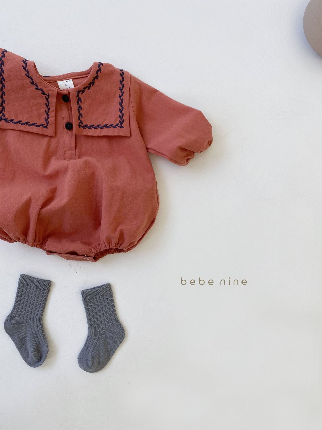 BEBE NINE - Korean Children Fashion - #Kfashion4kids - Elly Embroidery Bodysuit - 2
