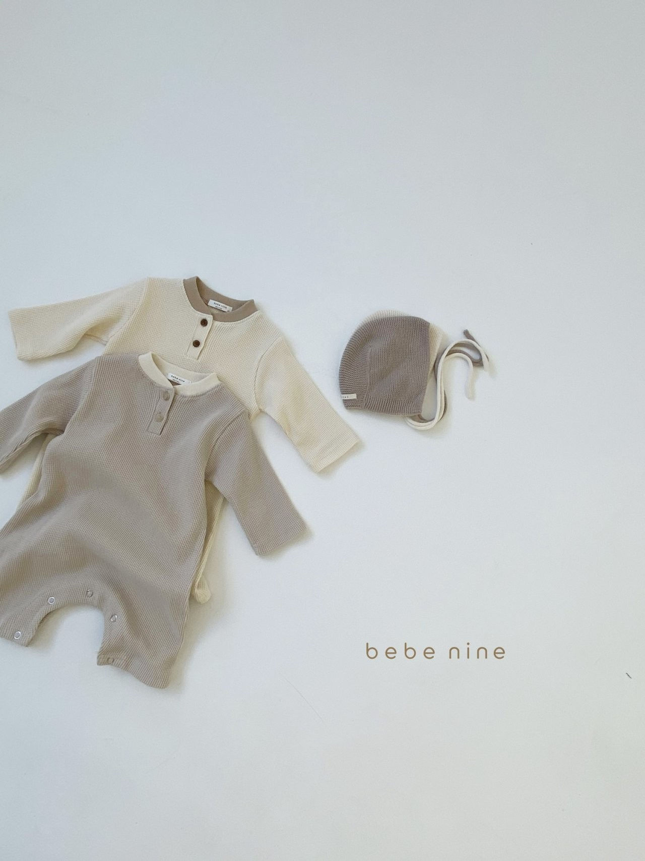 BEBE NINE - Korean Children Fashion - #Kfashion4kids - Butter Waffle Bodysuit