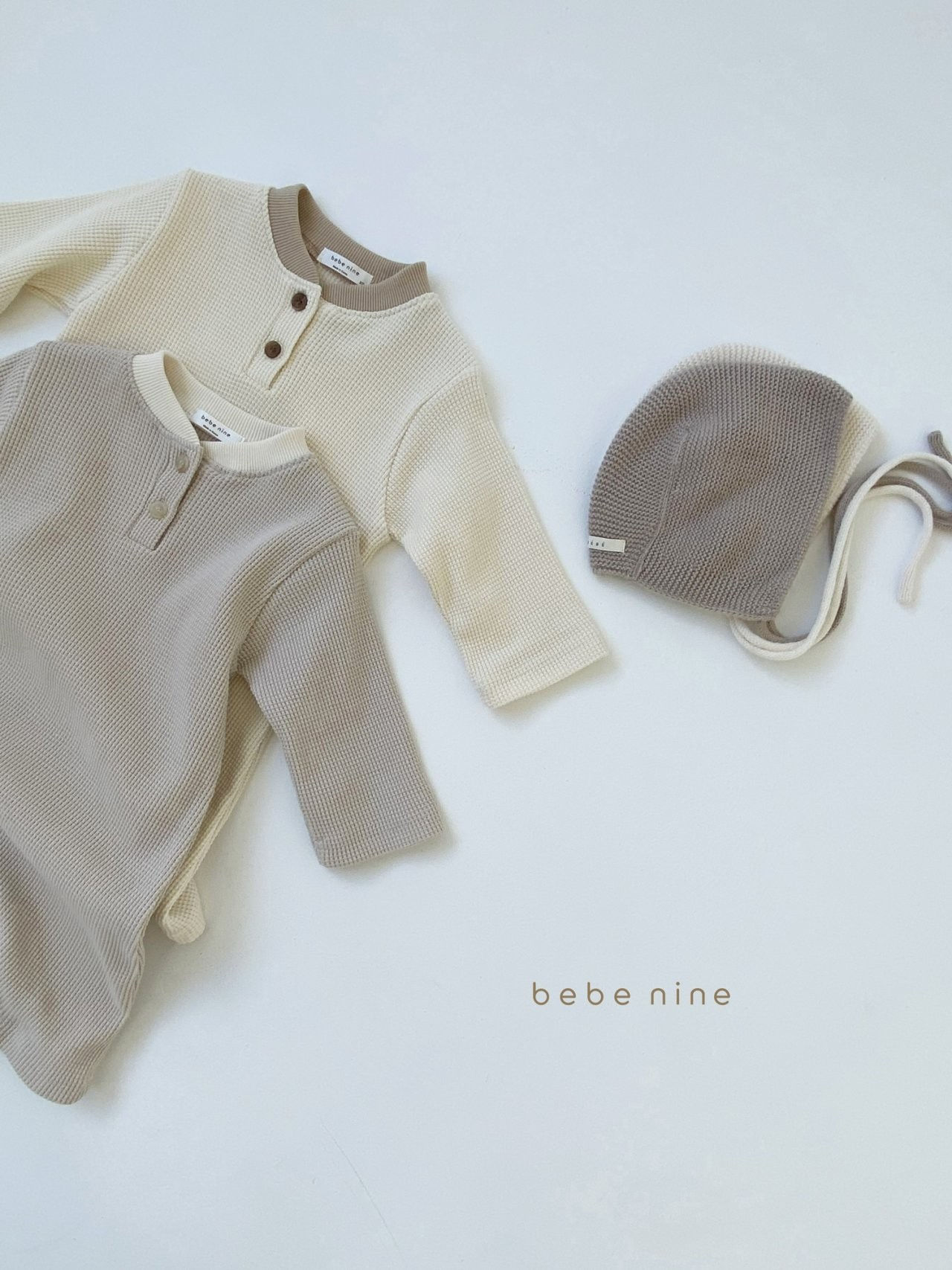 BEBE NINE - Korean Children Fashion - #Kfashion4kids - Butter Waffle Bodysuit - 2