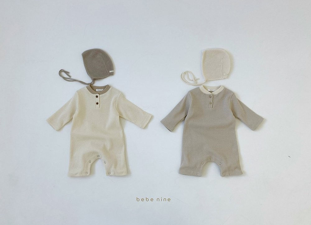 BEBE NINE - Korean Children Fashion - #Kfashion4kids - Butter Waffle Bodysuit - 3