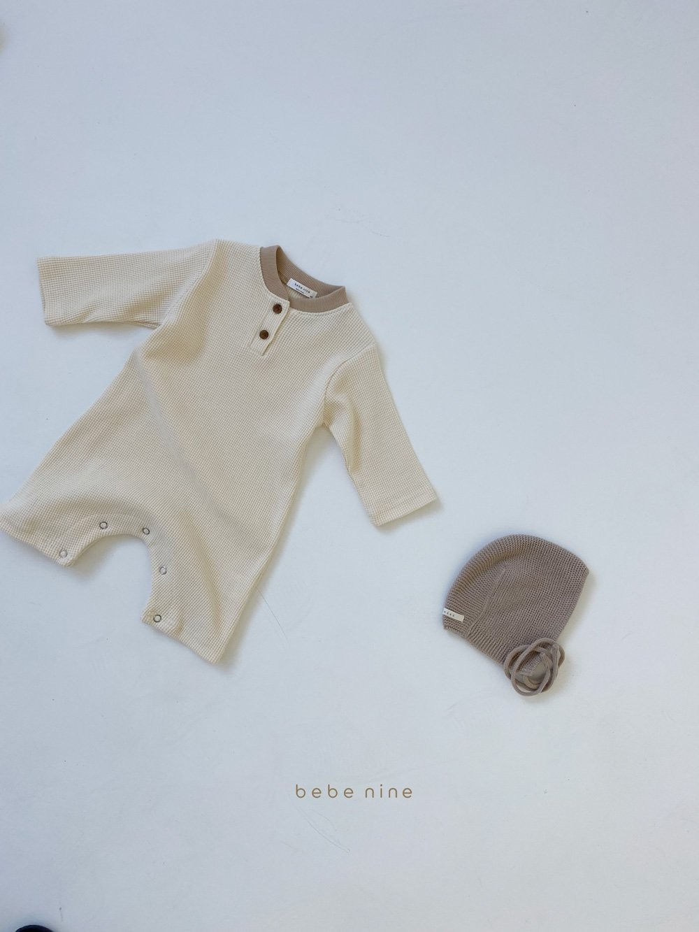 BEBE NINE - Korean Children Fashion - #Kfashion4kids - Butter Waffle Bodysuit - 6