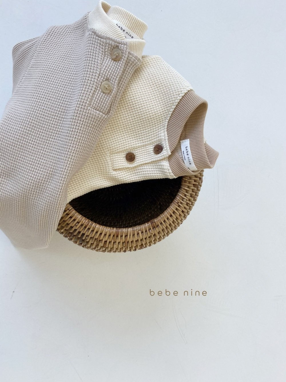 BEBE NINE - Korean Children Fashion - #Kfashion4kids - Butter Waffle Bodysuit - 7