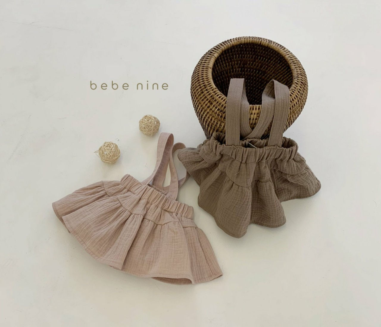 BEBE NINE - Korean Children Fashion - #Kfashion4kids - Suspender Cancan Skirt