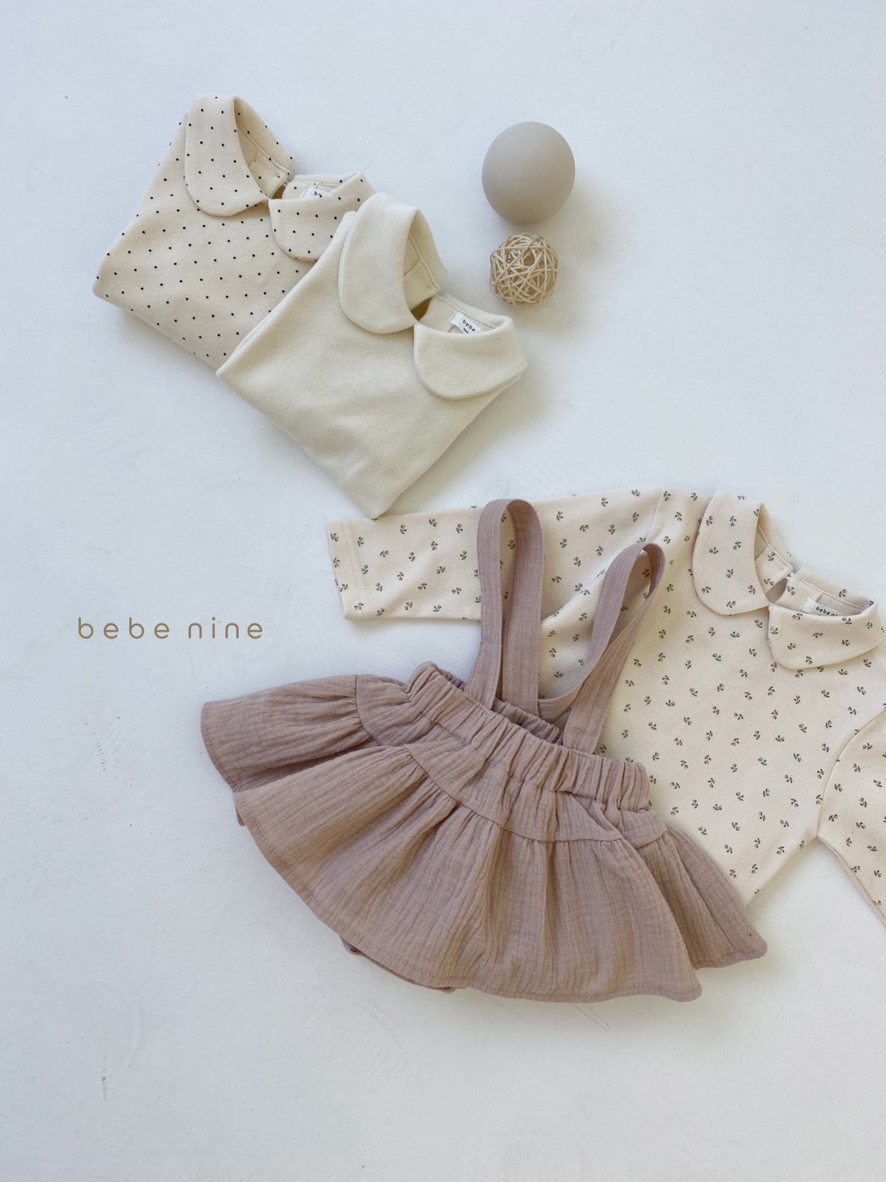 BEBE NINE - Korean Children Fashion - #Kfashion4kids - Round Collar Tee - 5